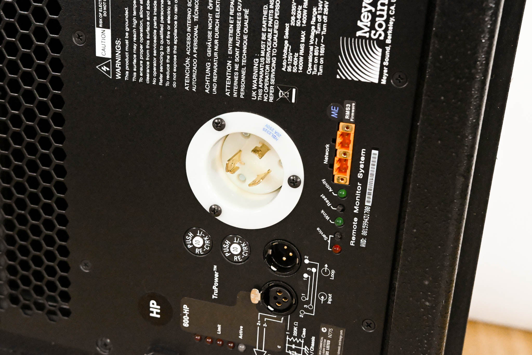 Meyer Sound 600-HP Compact High-Power Subwoofer