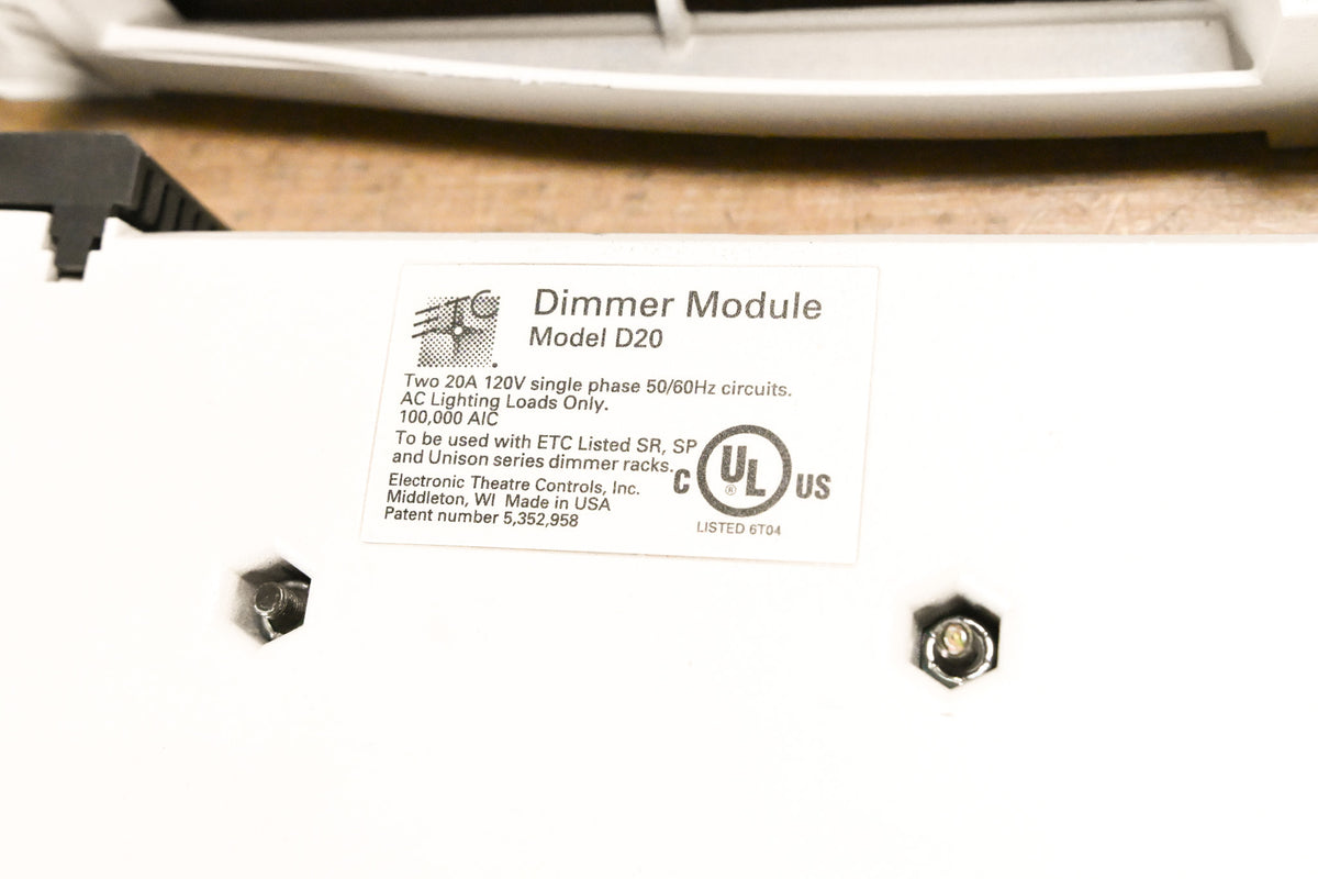 ETC D20 Dual 20A Dimmer Module (Pack of 4)