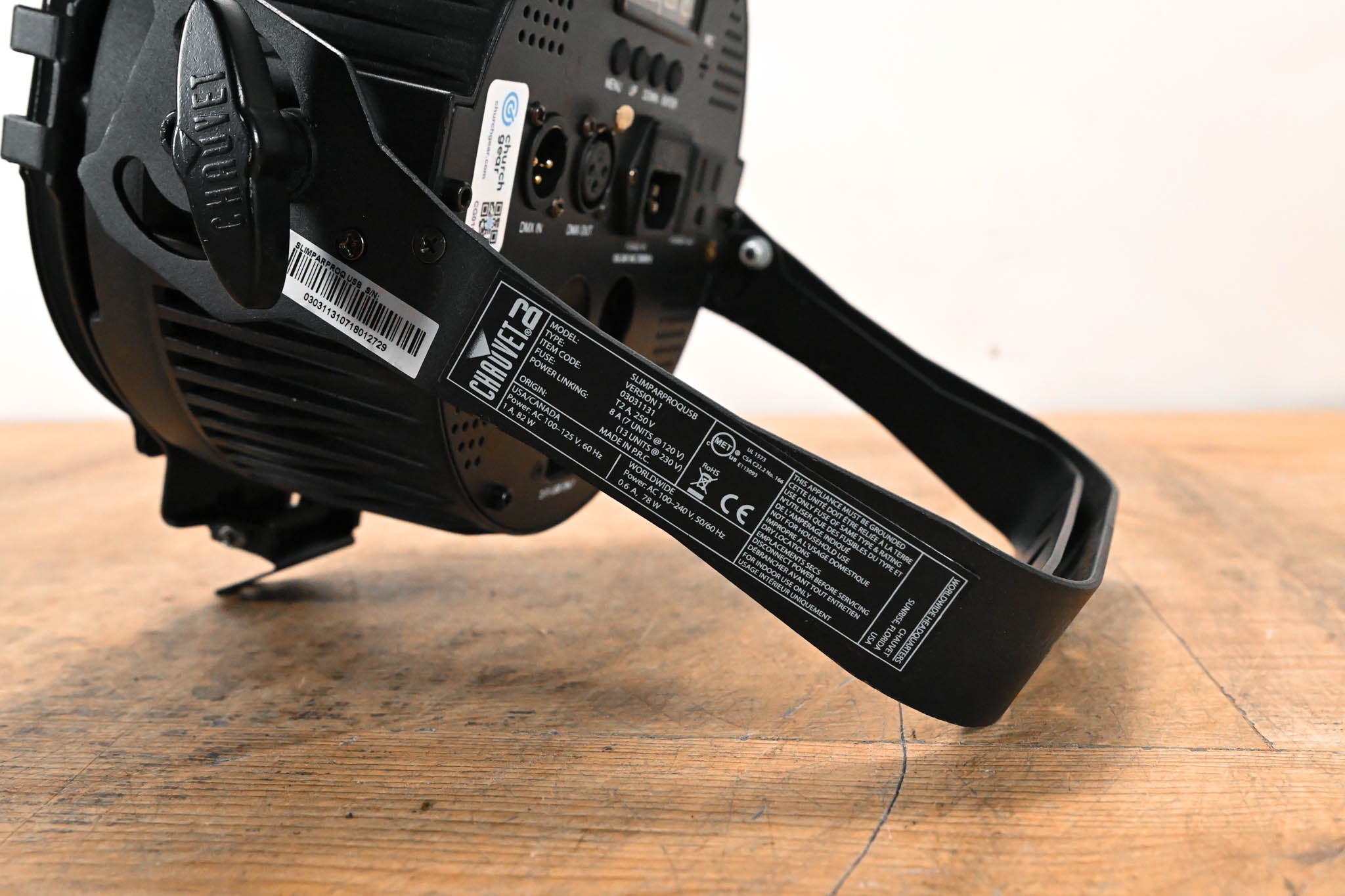 Chauvet SlimPAR Pro Q USB RGBA LED Low-Profile Par Wash Light