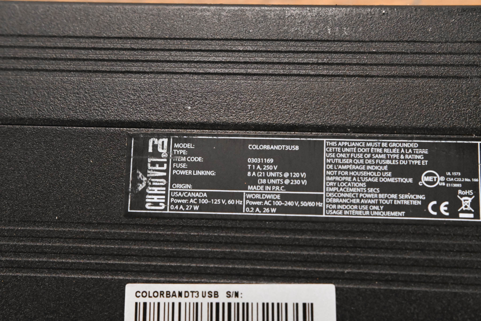 Chauvet COLORband T3USB Linear RGB Wash Light