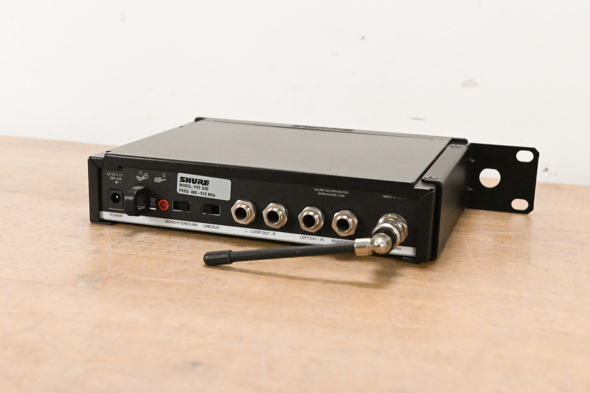 Shure P3T-G20 PSM 300 Wireless Transmitter - G20 Band (NO POWER SUPPLY)