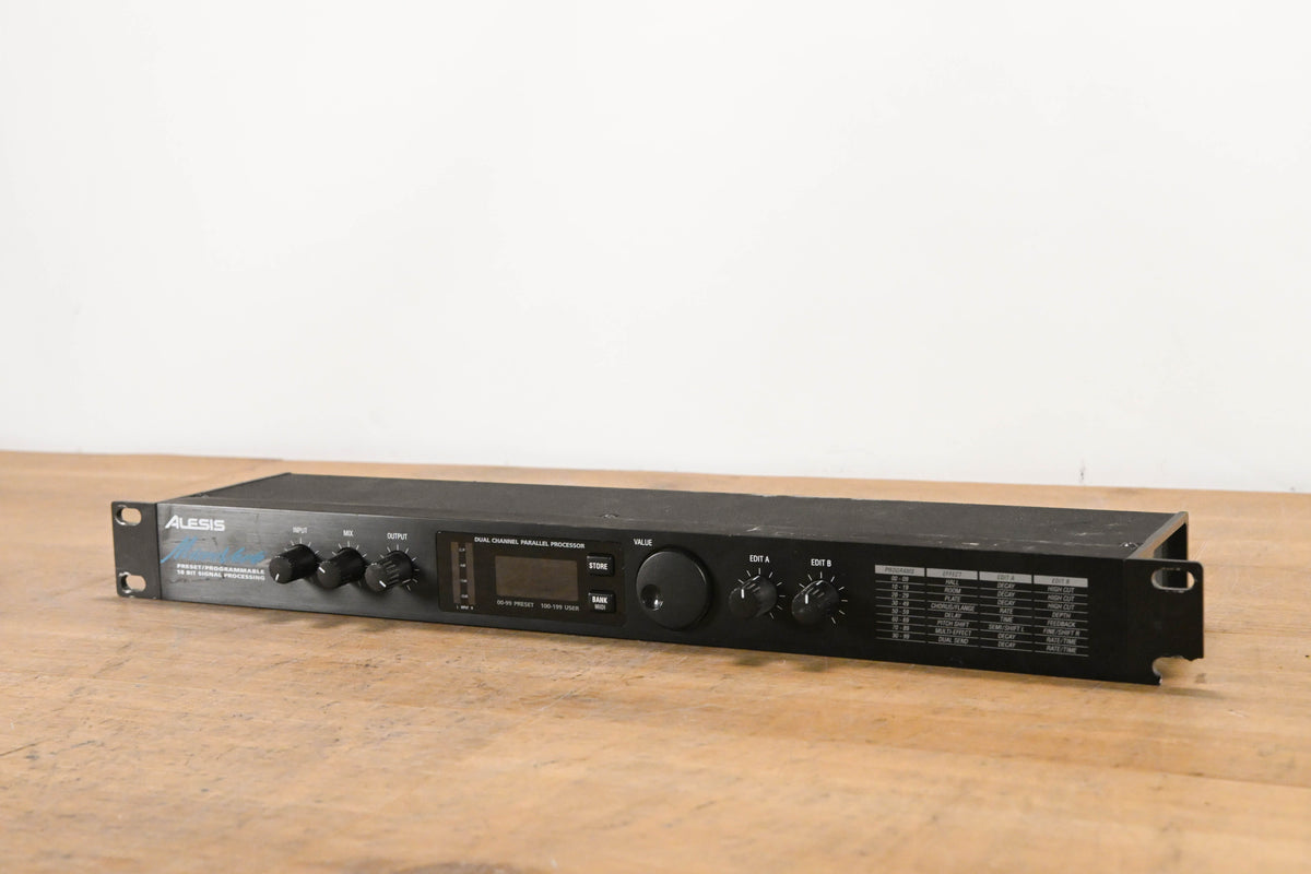 Alesis MicroVerb 4 Dual-Channel Digital Effects Unit (NO POWER SUPPLY)