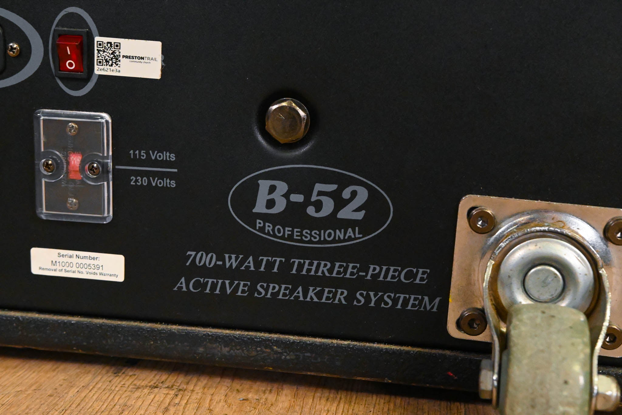 B-52 Matrix 1000 15" Active Subwoofer