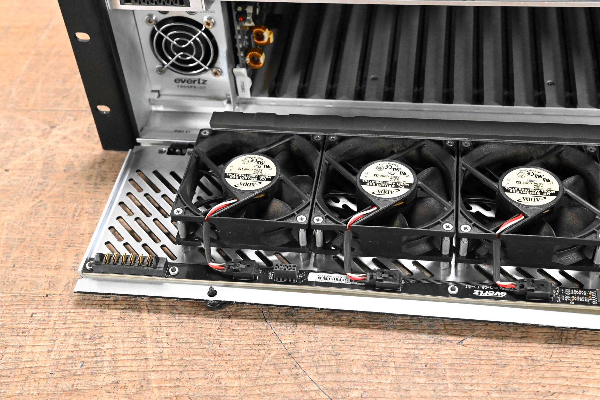 Evertz 7800FR 3RU Rackmount MultiFrame with Cards