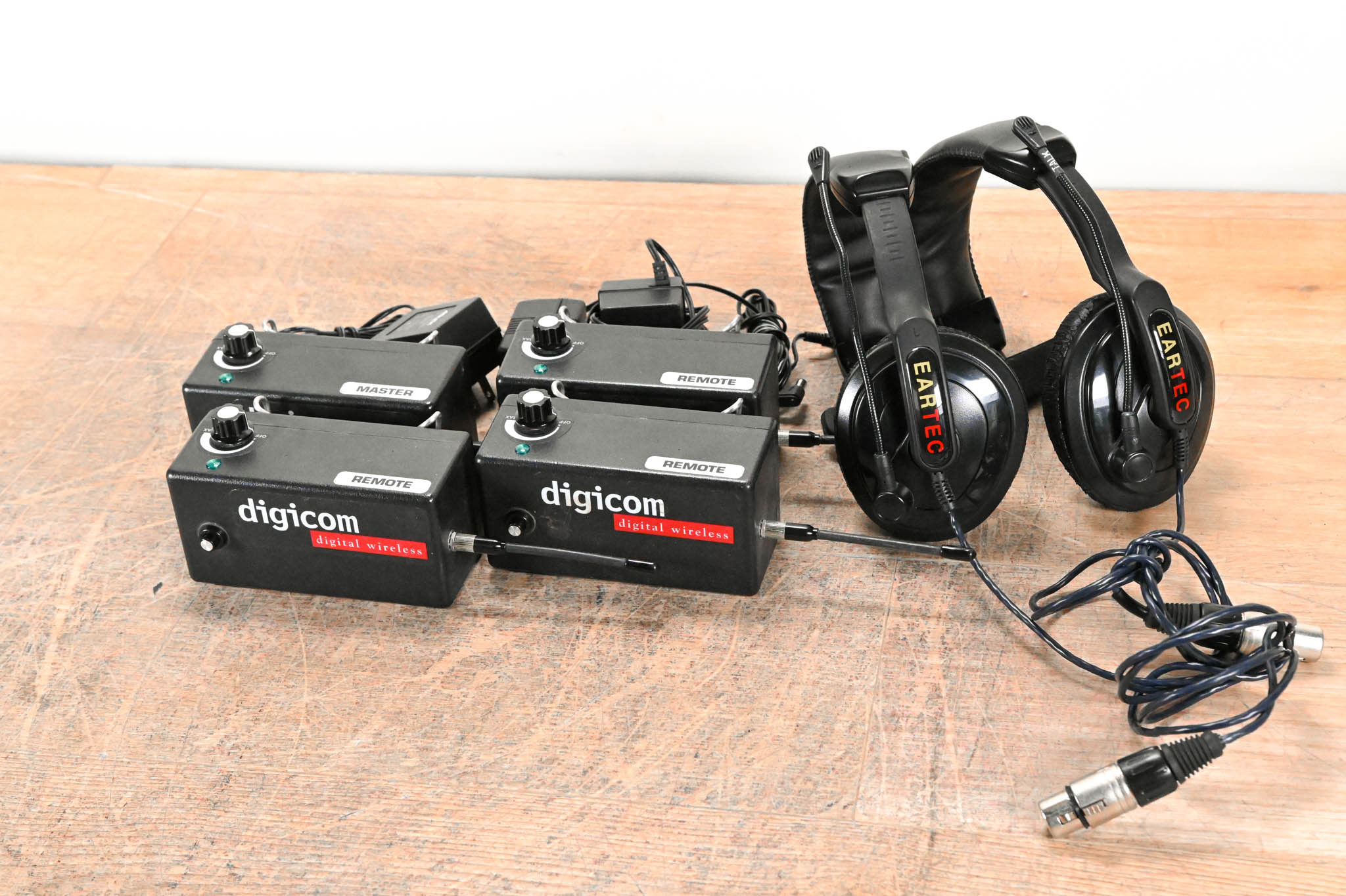 Eartec STX1000 Master Digicom Beltpack with three Remotes & two Headsets