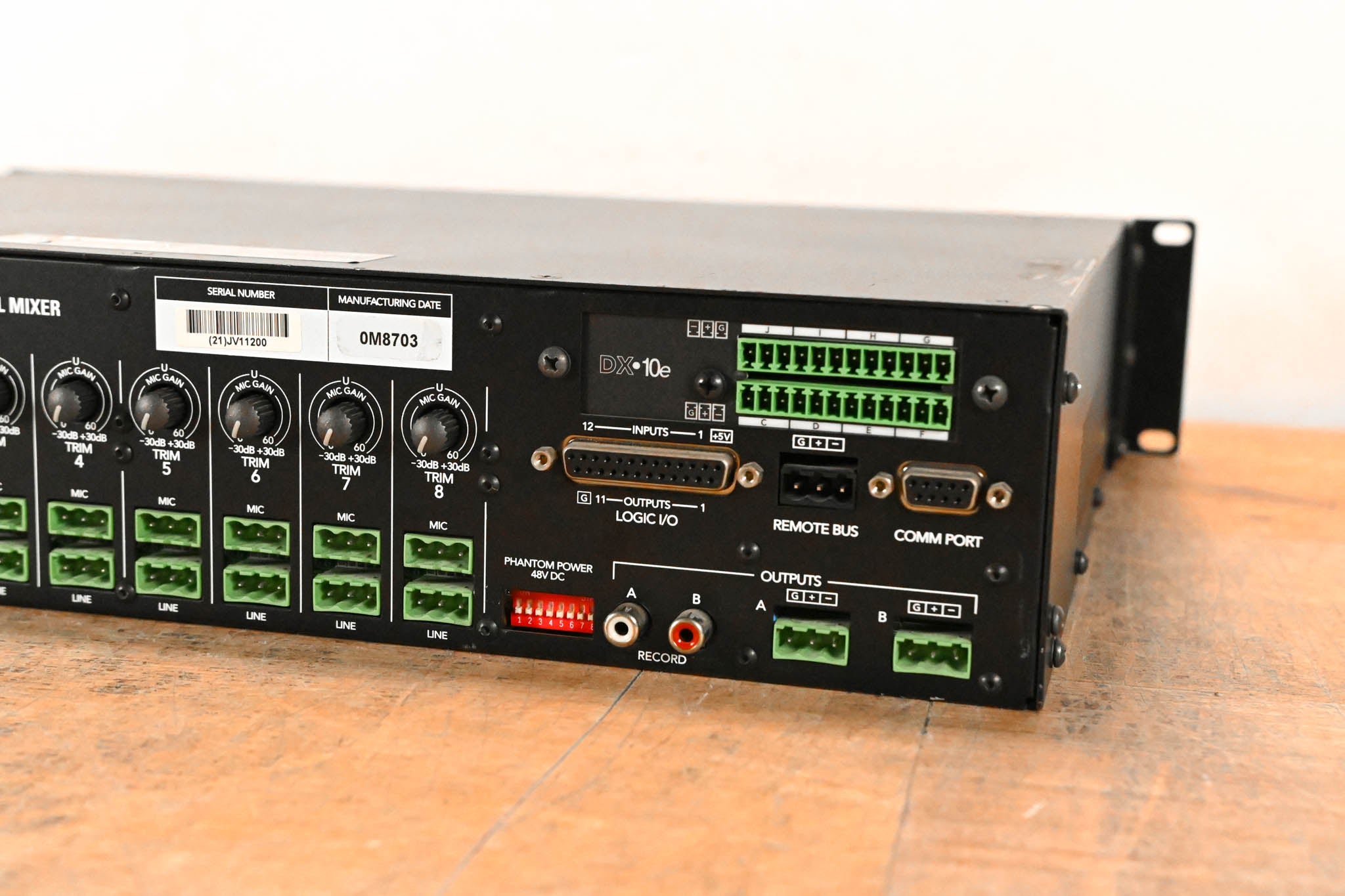 EAW DX810 8x10 Digital Matrix Mixer and Signal Processor