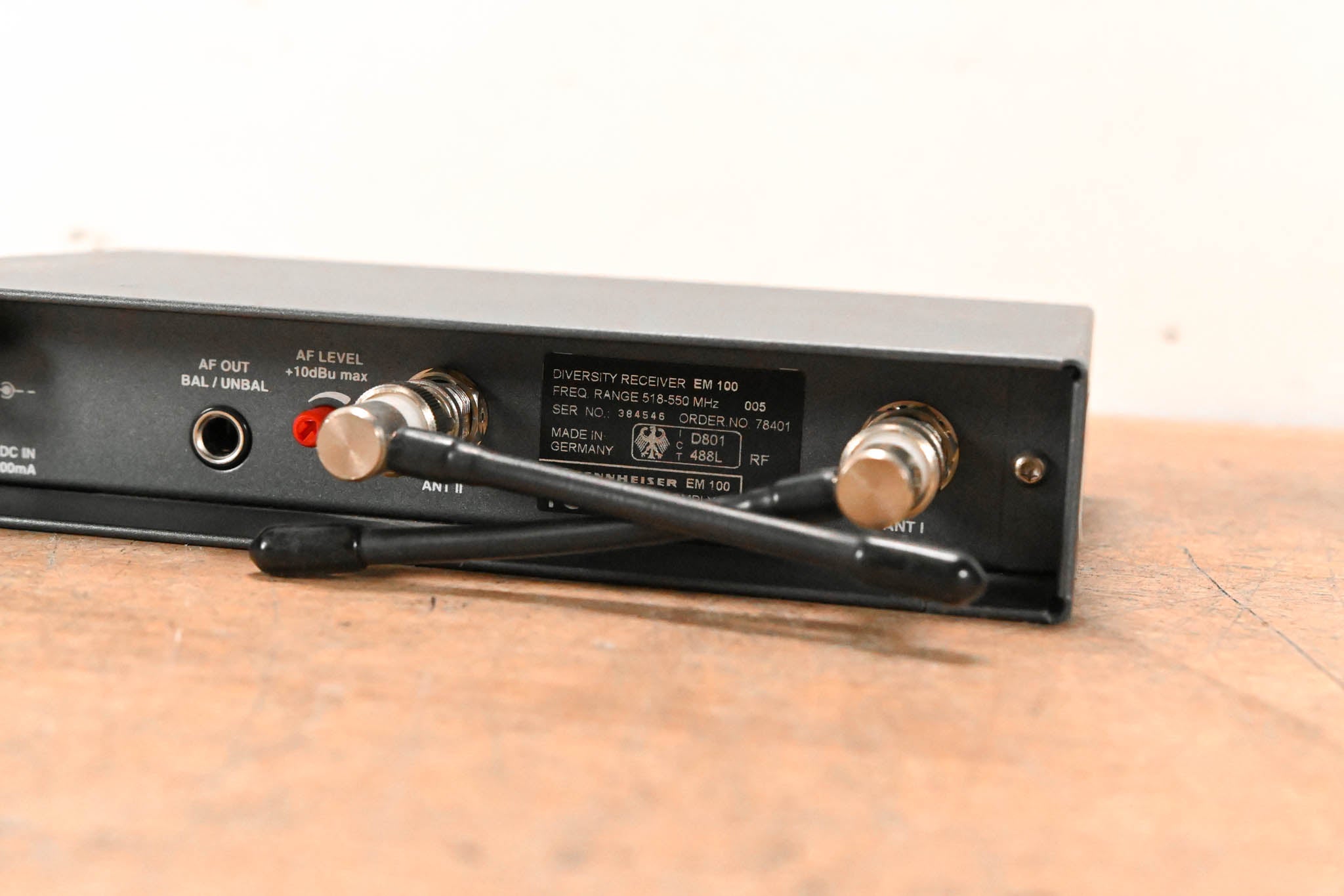 Sennheiser EM 100 Wireless Receiver - 518-550 MHz (NO POWER SUPPLY)