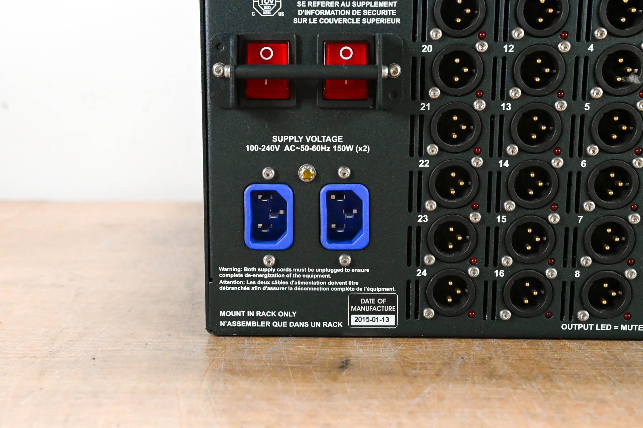 Midas DL231 24x24 Active Microphone Splitter