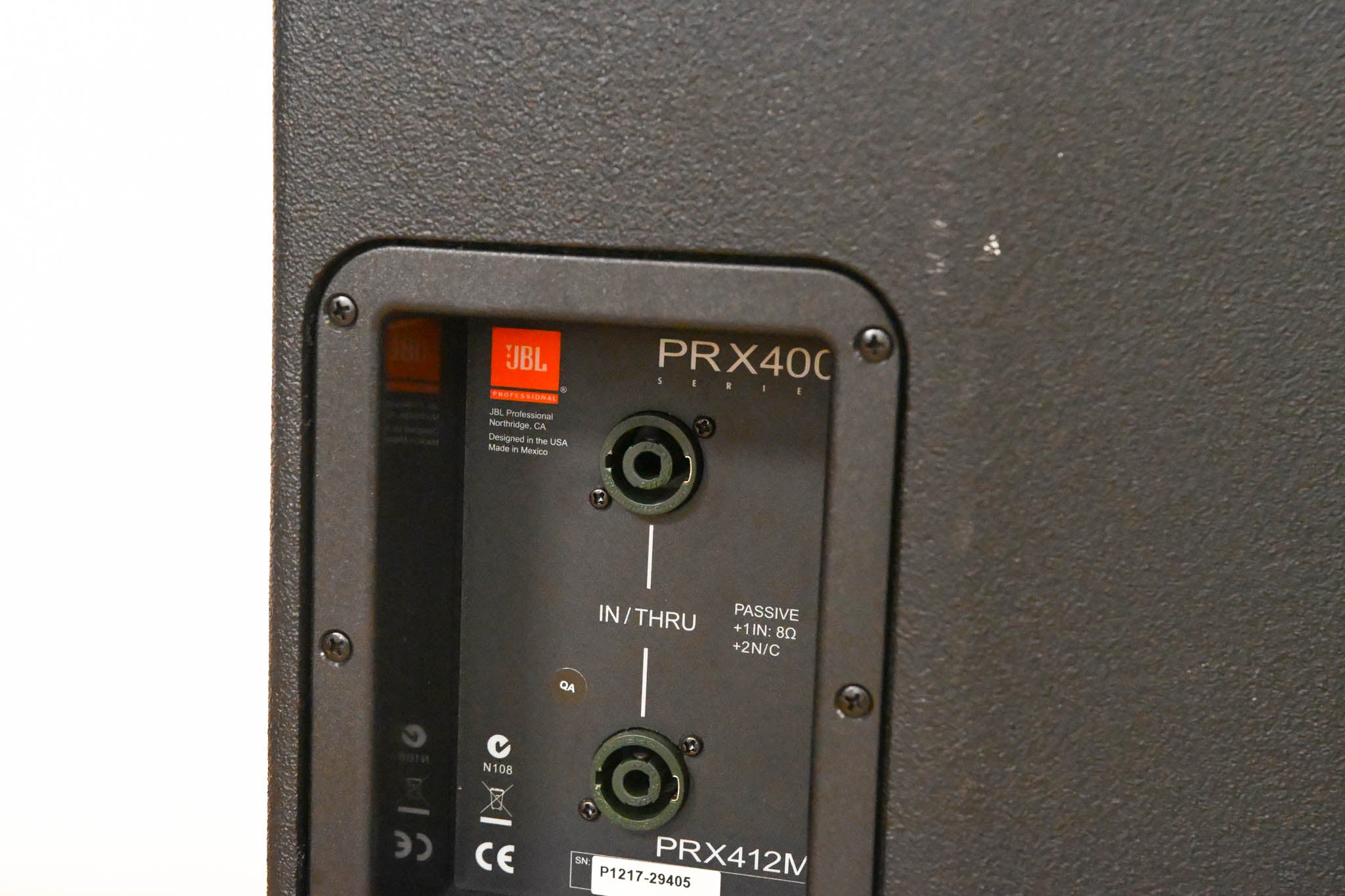 JBL PRX412M 1200W 12" Two-Way Passive Speaker (PAIR)