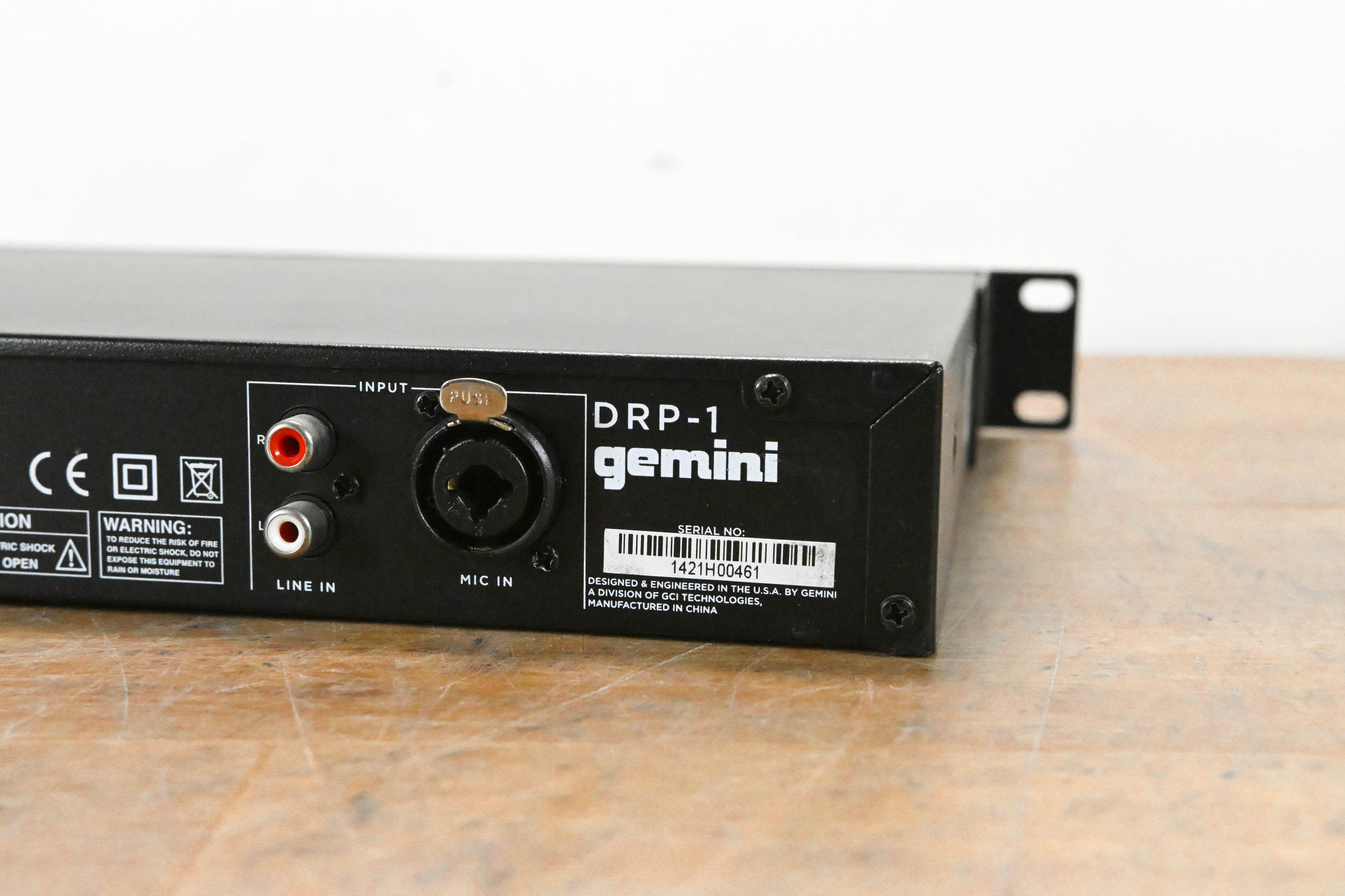 Gemini DRP-1 Rack Mount Digital Recorder (NO POWER SUPPLY)