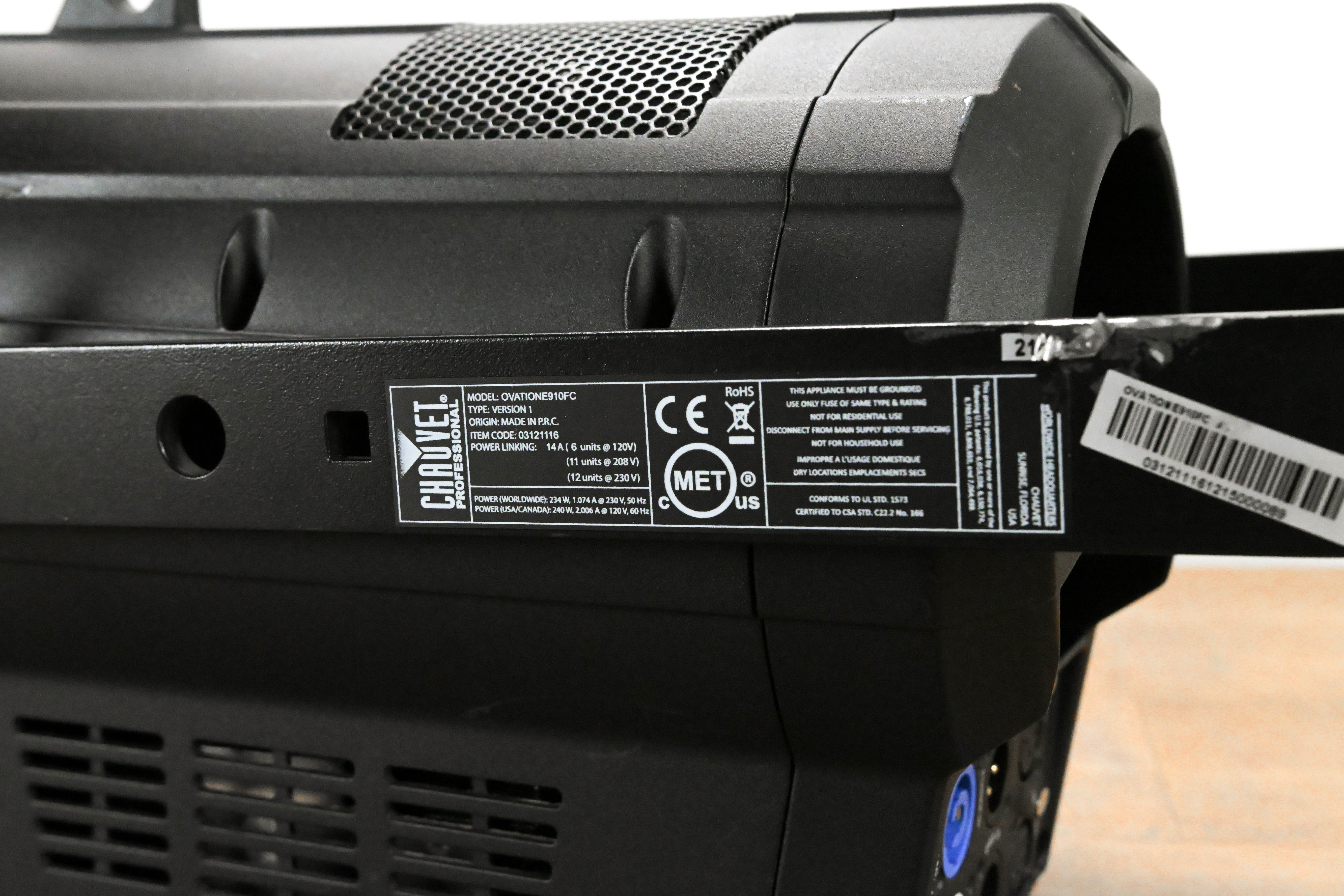 Chauvet Ovation E-910FC 19 Degree LED Ellipsoidal Light