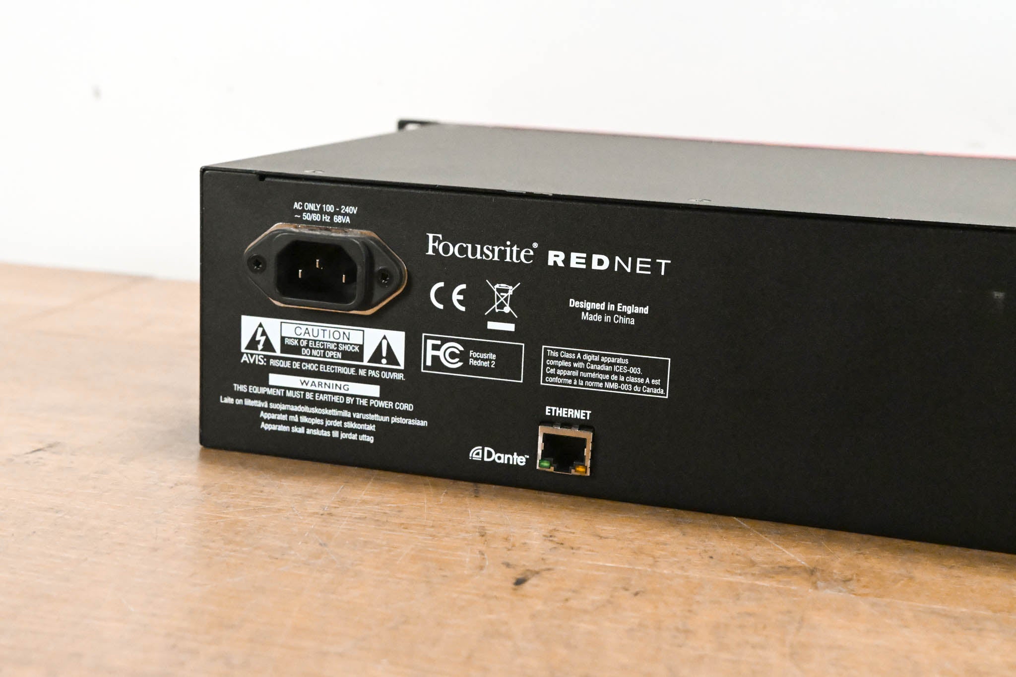 Focusrite RedNet 2 Dante Equipped 16-Channel Audio Interface