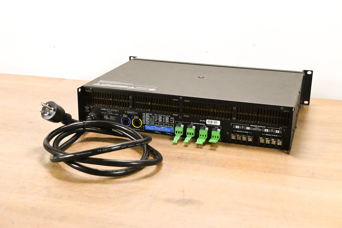 Lab Gruppen C 48:4 4800W 4-Channel Power Amplifier
