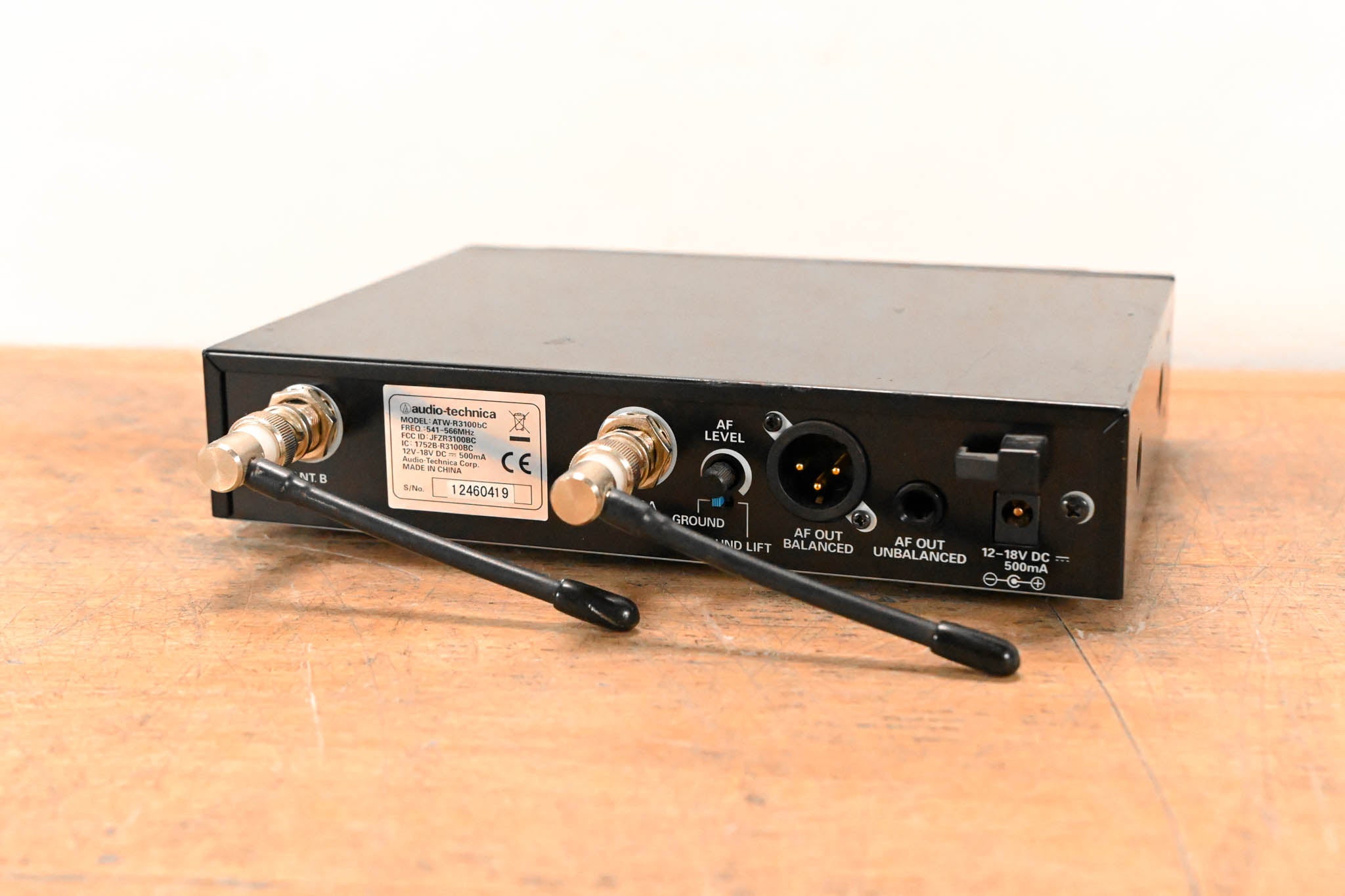 Audio-Technica ATW-R3100bC Wireless Receiver - 541-566 MHz (NO PSU)