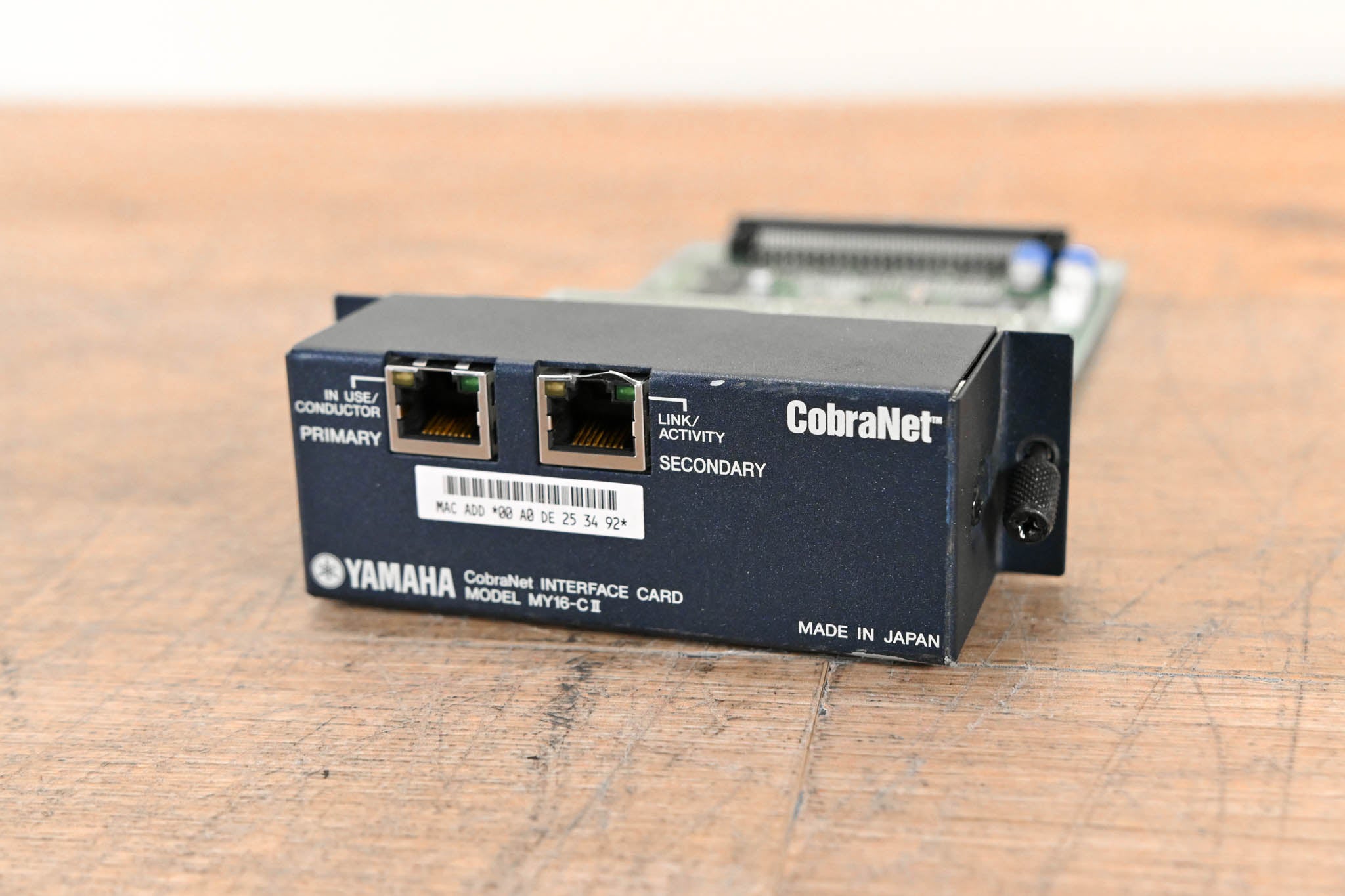 Yamaha MY16-CII CobraNet Network I/O Card