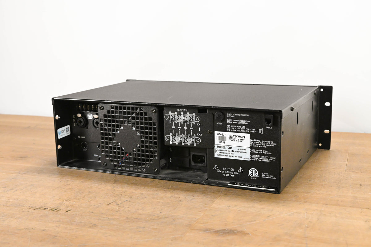 Crown CH1 Contractor Series 2-Channel Power Amplifier