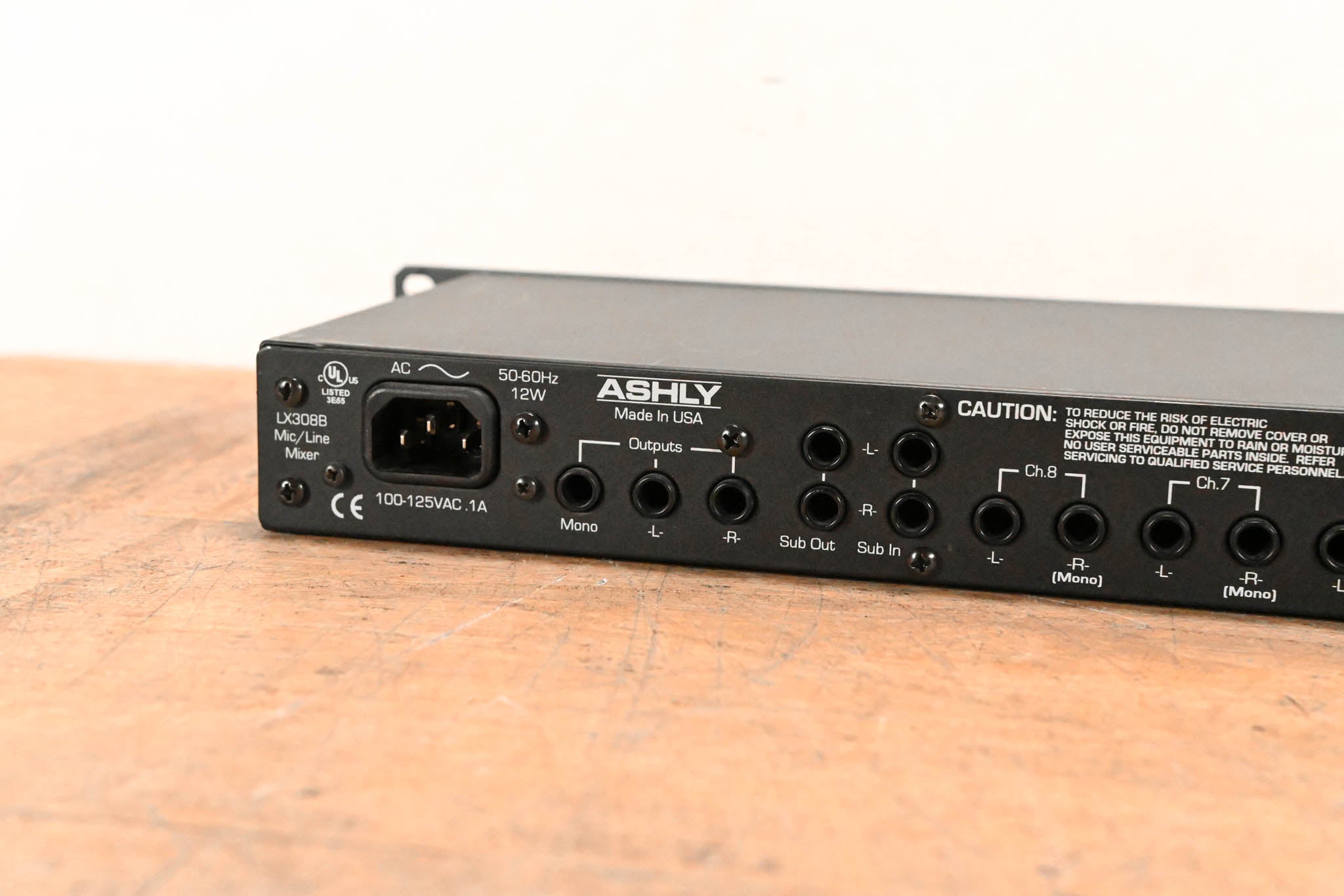 Ashly LX-308B 8-Channel Stereo Line Mixer