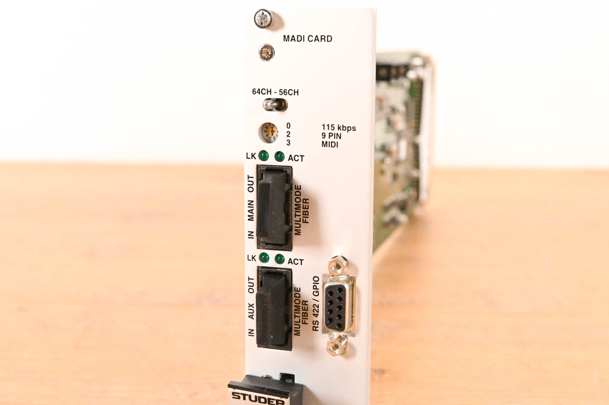 Studer MADI I/O Card for D21m Modular I/O System