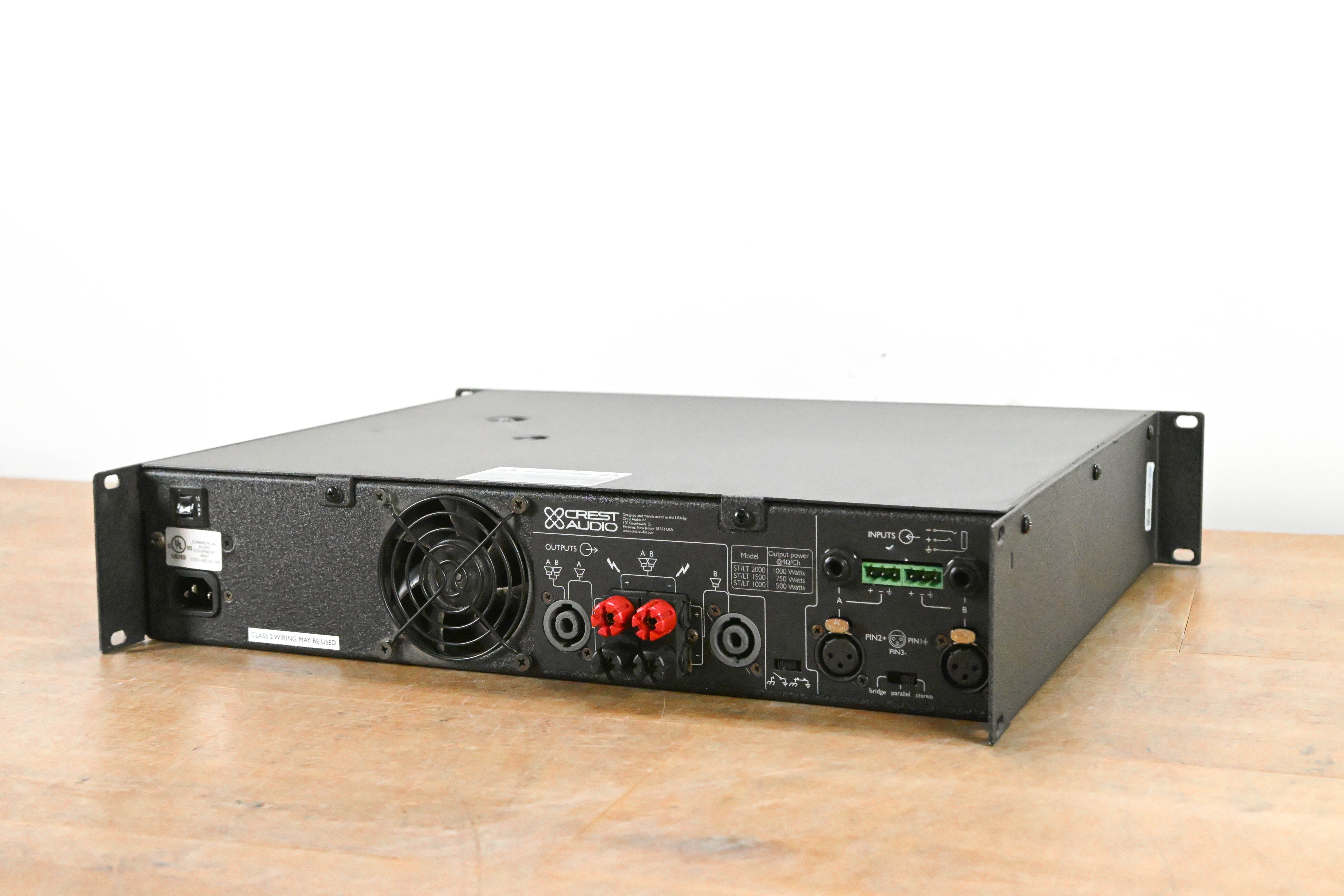 Crest Audio LT1500 2-Channel Power Amplifier