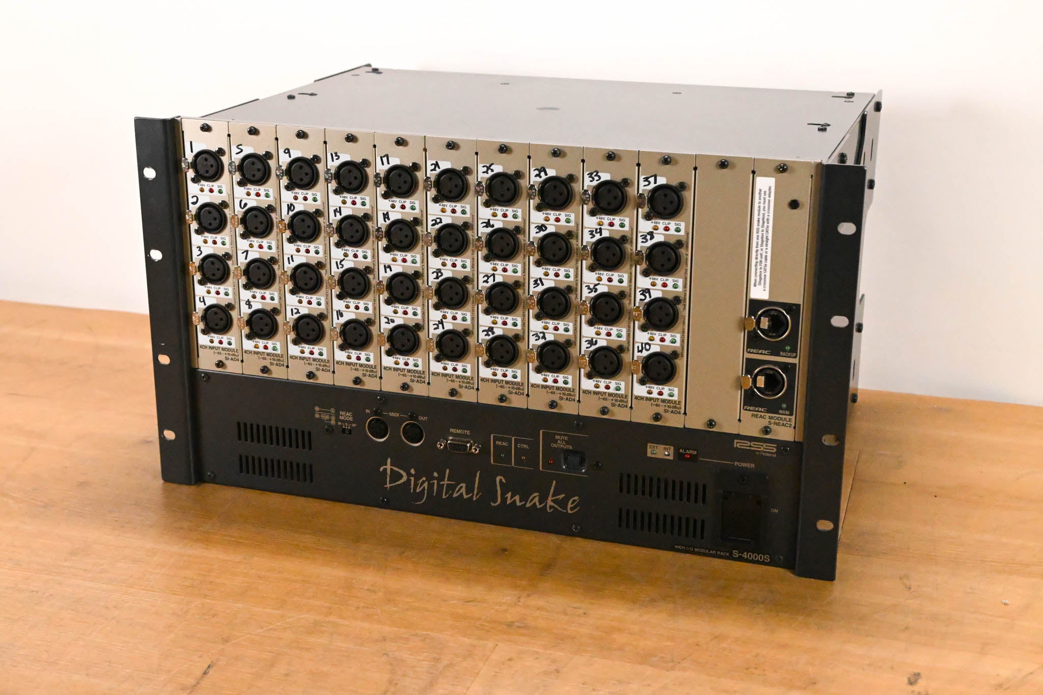 Roland S-4000S Digital Snake 40-Input Modular Stage Unit CG01ZH9