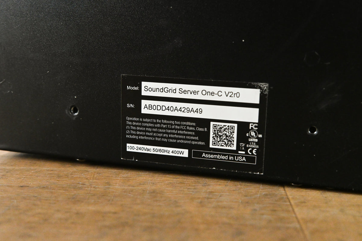 Waves SoundGrid Server One-C X9 DSP Server