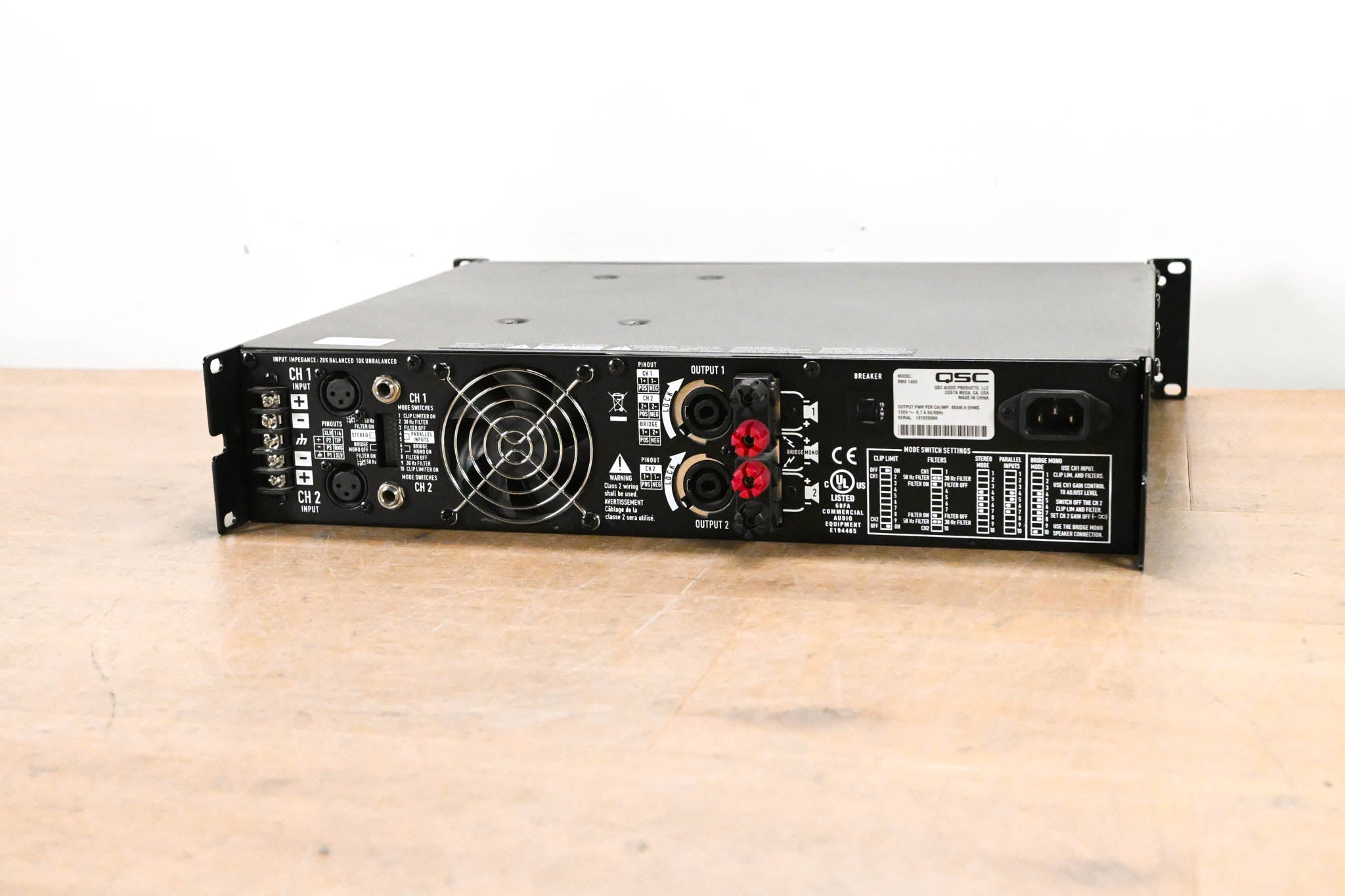 QSC RMX1450 2-Channel Power Amplifier