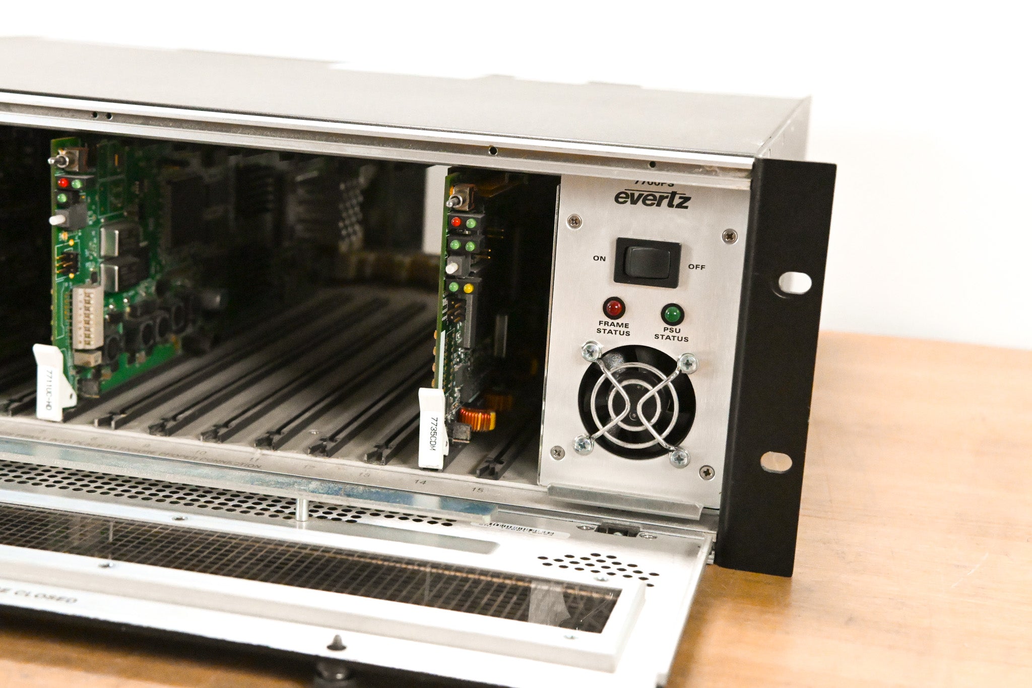 Evertz 7700FR-C MultiFrame Chassis with Cards