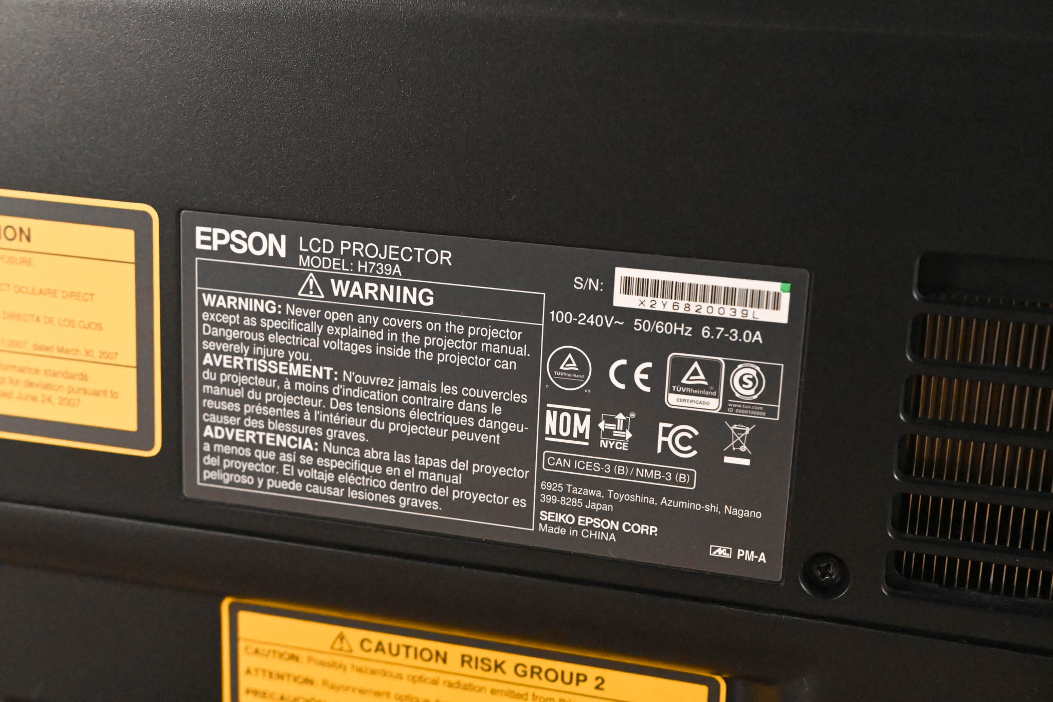 Epson Pro L1405U 8,000-Lumen Laser WUXGA 3LCD Projector