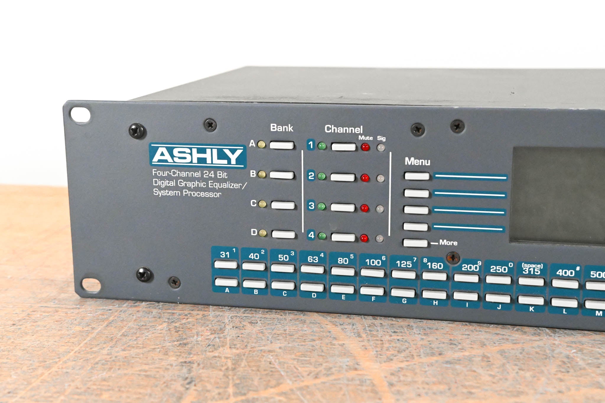 Ashly Protea System II 4.24G 4-Channel Digital Graphic Equalizer