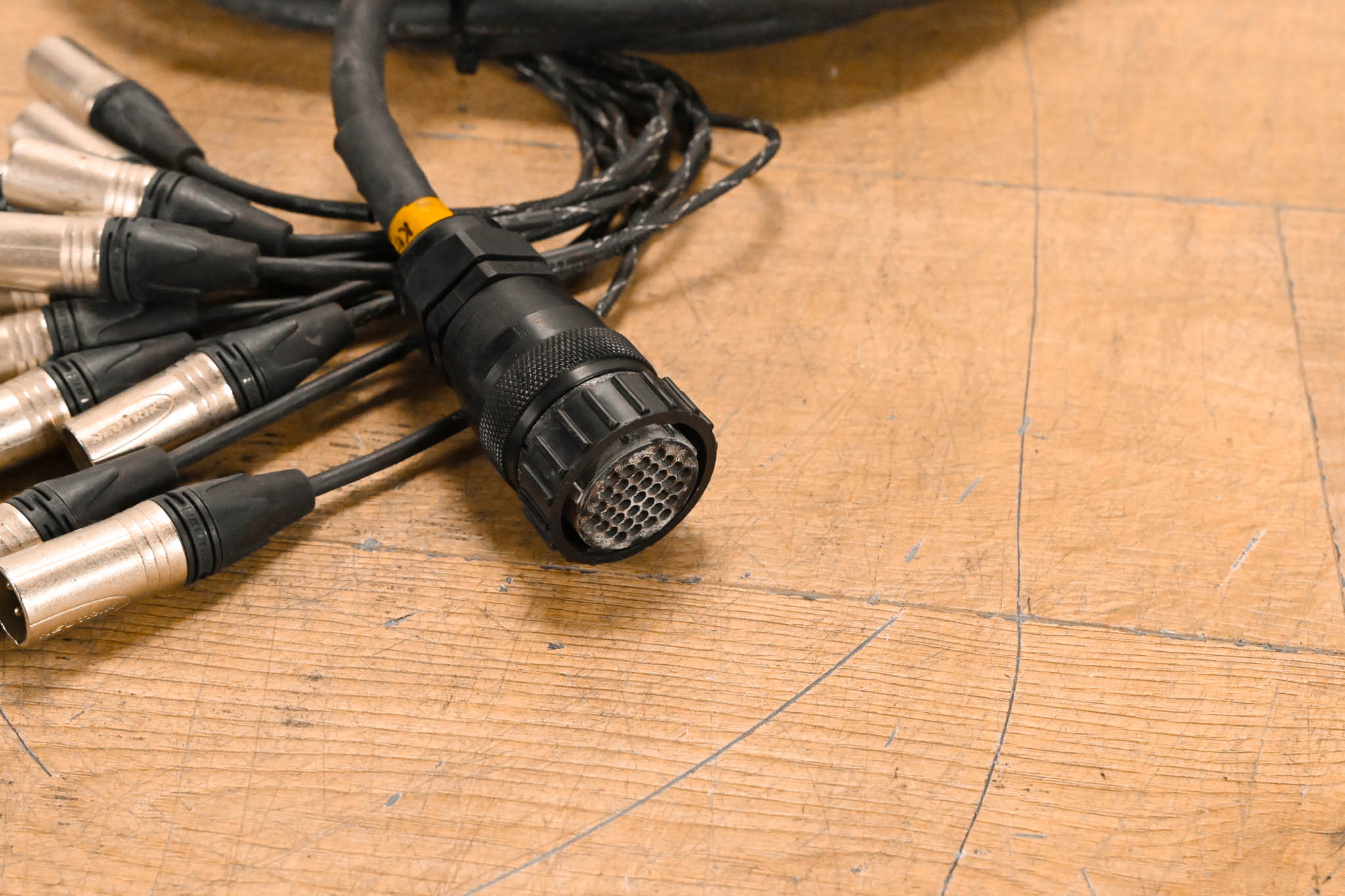 Unbranded DT-12 Female 37-Pin Connector to (12x)XLRM Cable - 50ft