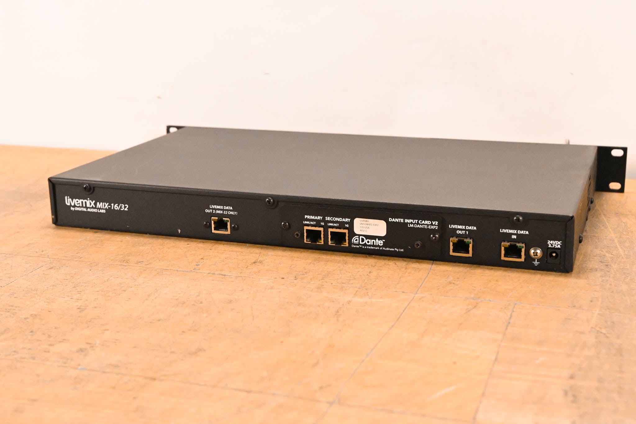 Digital Audio Labs Livemix MIX-32 Distribution Module w/ Dante (NO PSU)