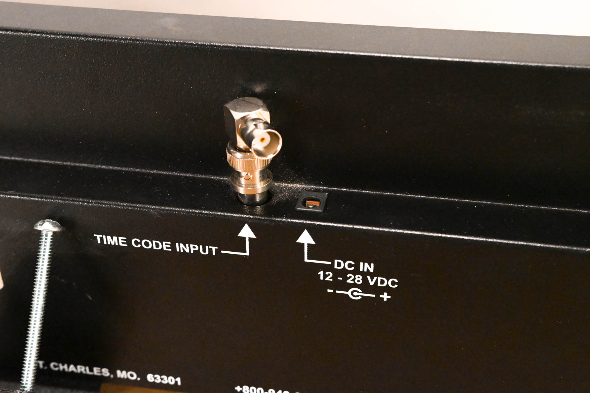 Masterclock TCD44 Time Code Display Studio Clock (NO POWER SUPPLY)
