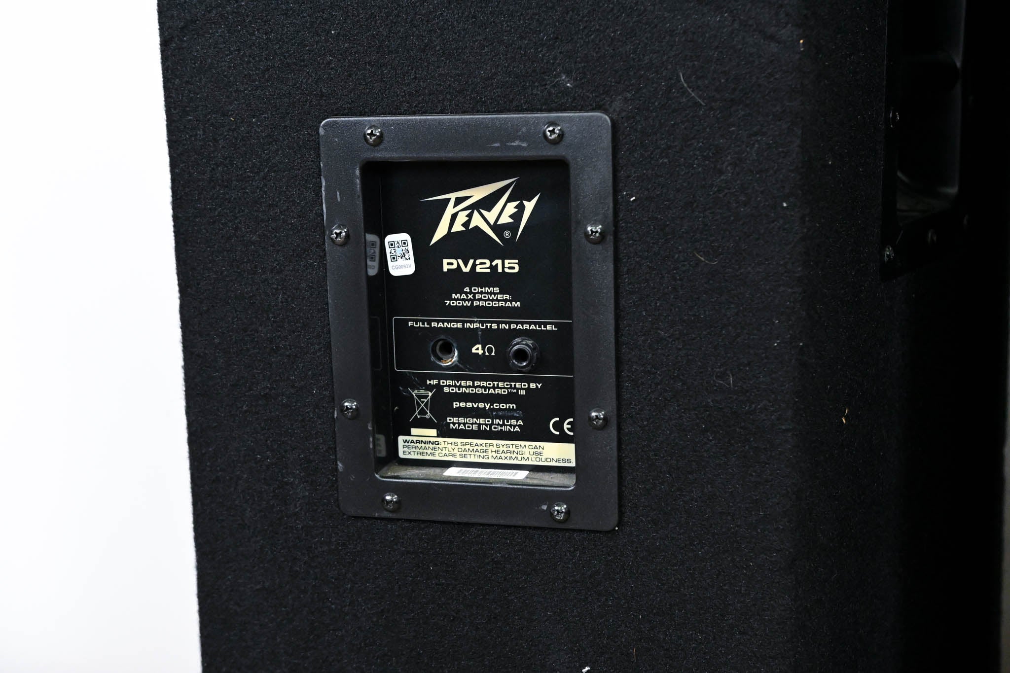 Peavey PV 215 1400W Dual 15" Passive PA Speaker (PAIR)