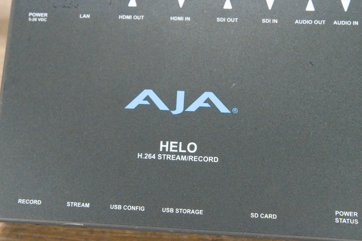 AJA HELO H.264 Streamer and Recorder