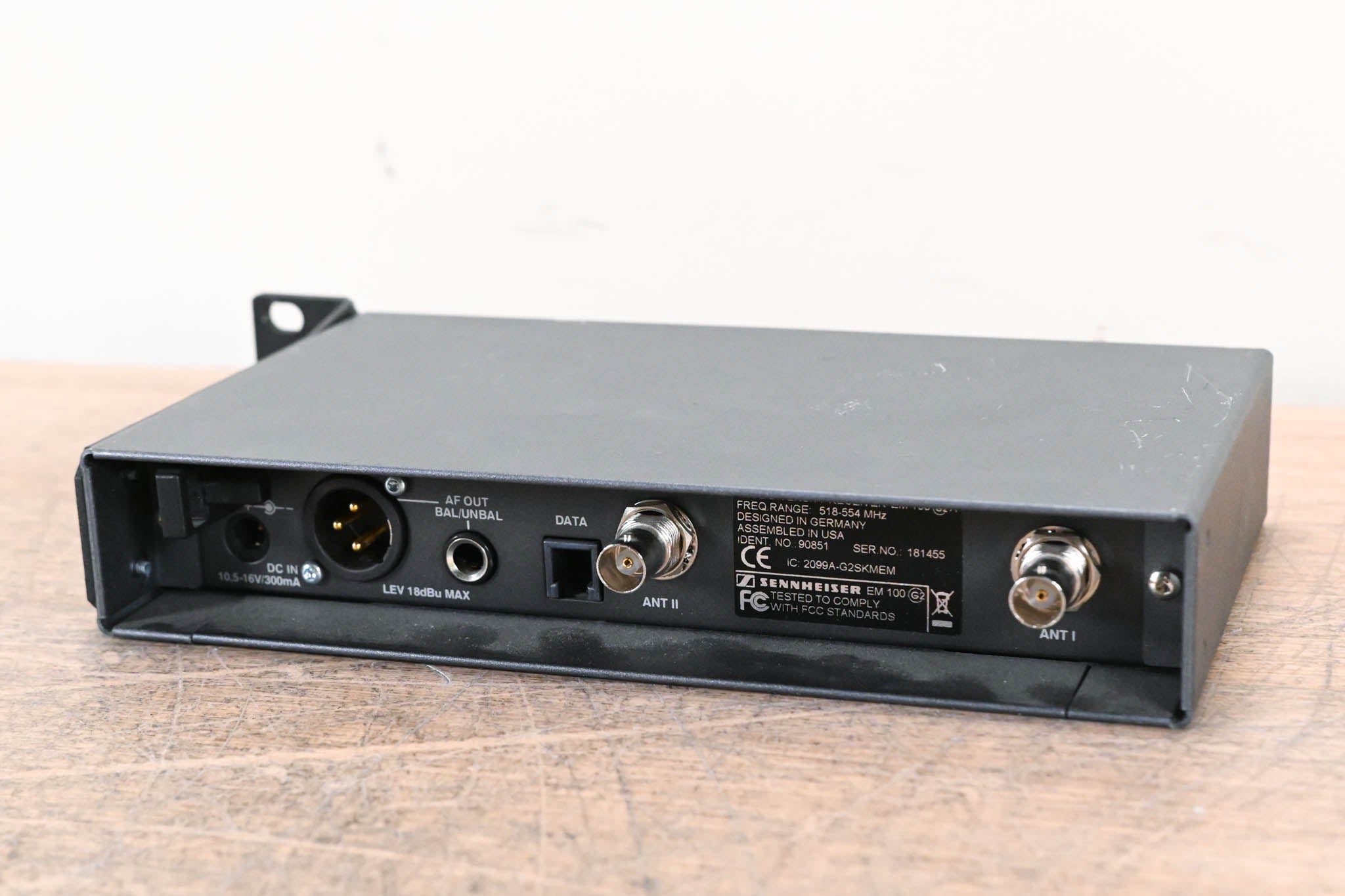 Sennheiser EM 100 G2 Wireless Receiver - 518-554 MHz (NO POWER SUPPLY)