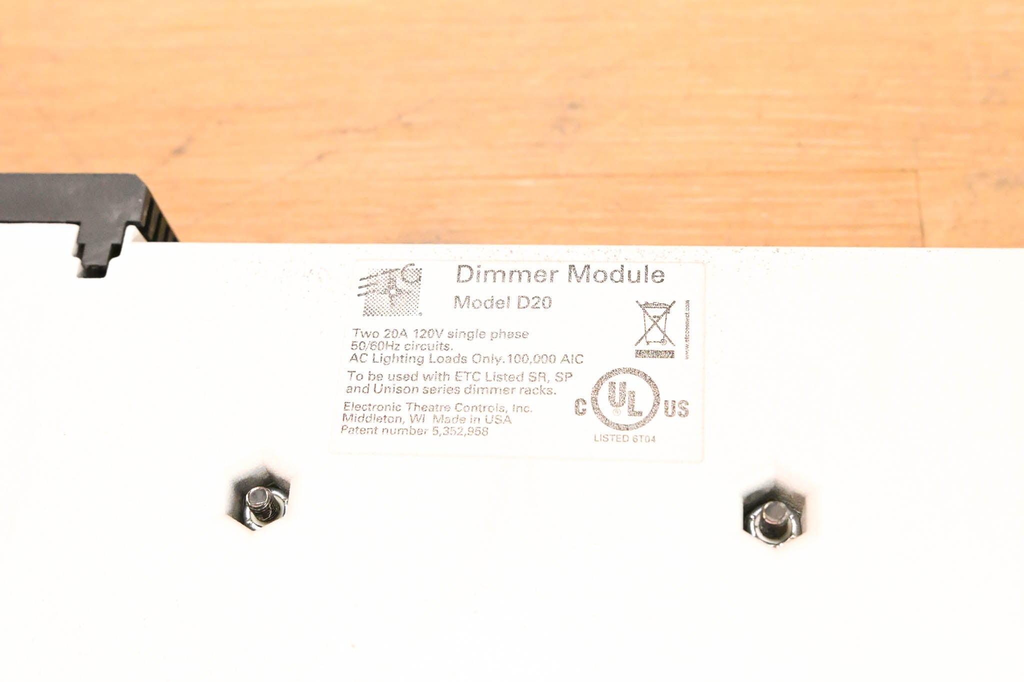 ETC D20 Dual 20A Dimmer Module (PAIR)