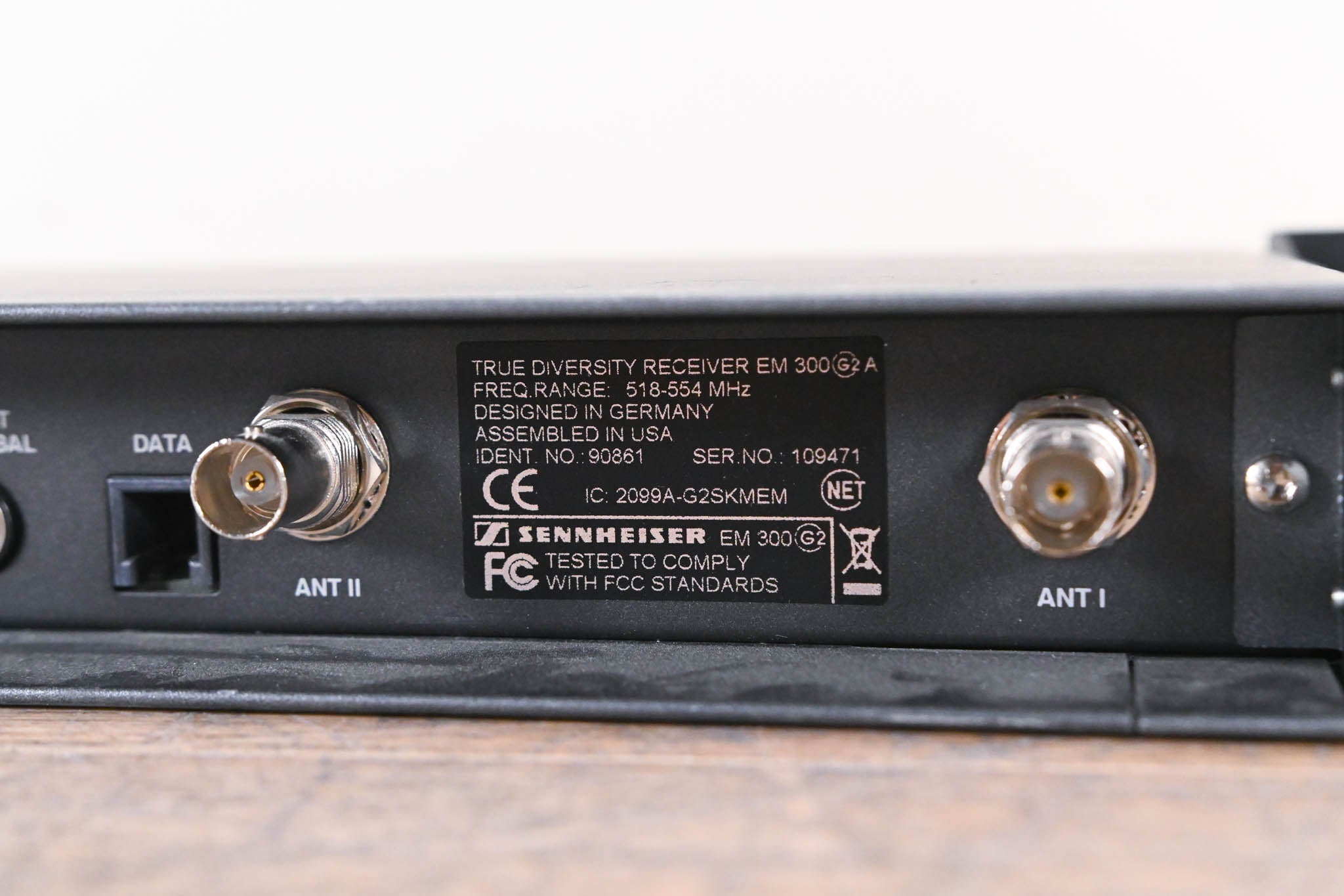 Sennheiser EM 300 G2 Wireless Receiver - 518-554 MHz (NO POWER SUPPLY)