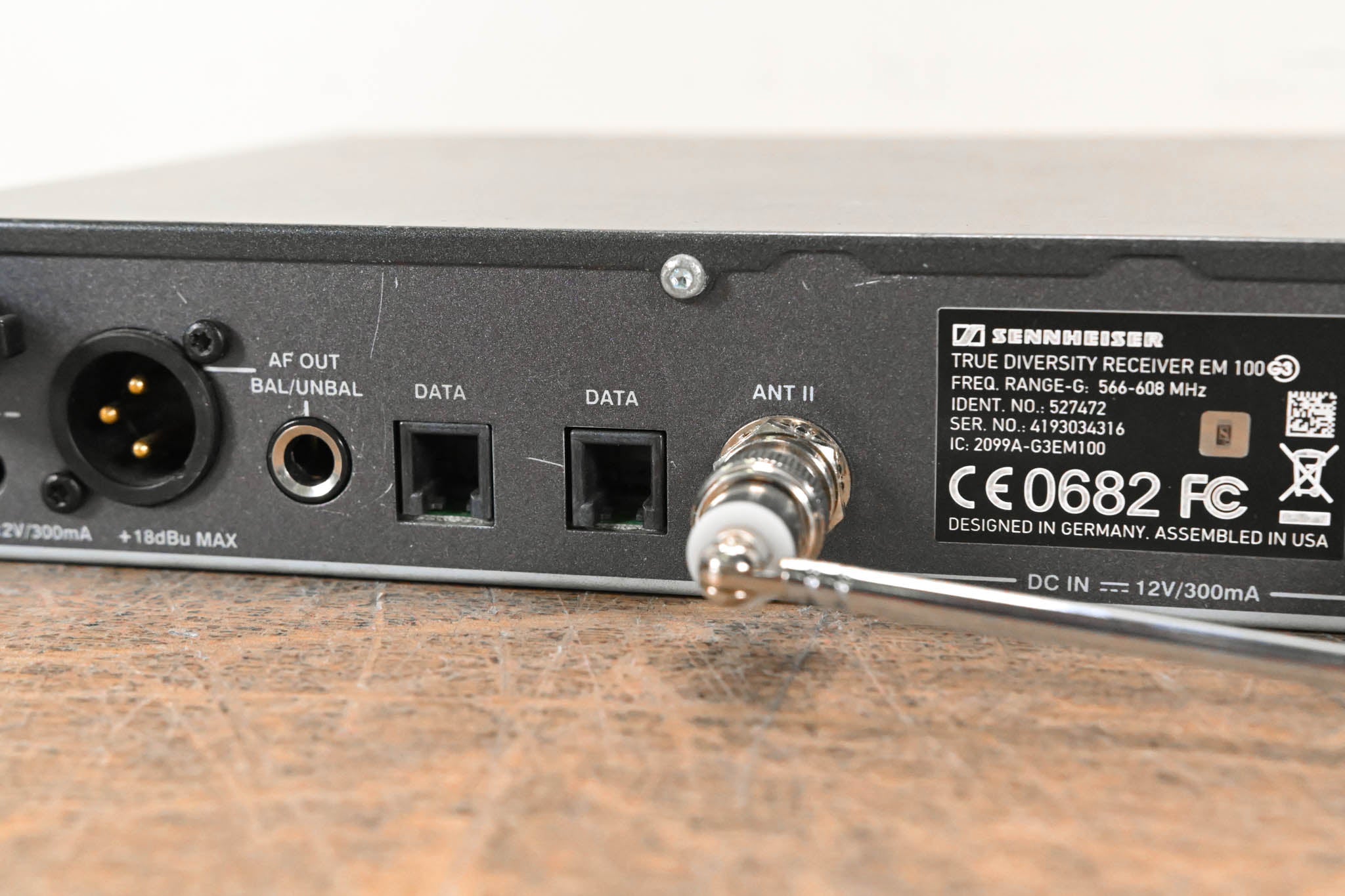 Sennheiser EM 100 G3 Wireless Receiver - G Range: 566-608 MHz