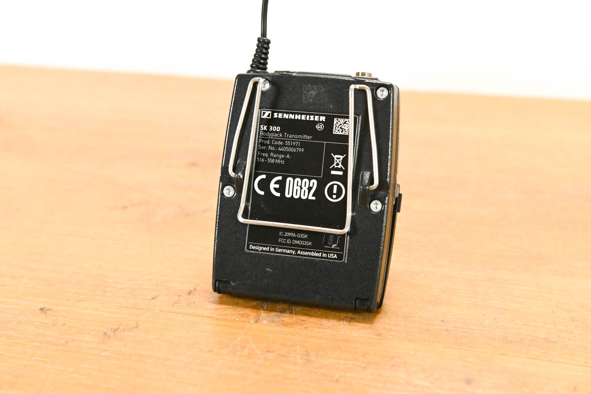 Sennheiser ew 300 G3 Bodypack Wireless System - A Range NO POWER SUPPLY