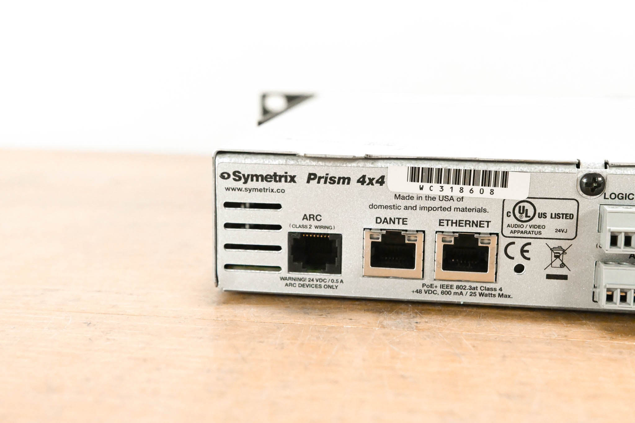 Symetrix Prism 4x4 Digital Signal Processor with Dante