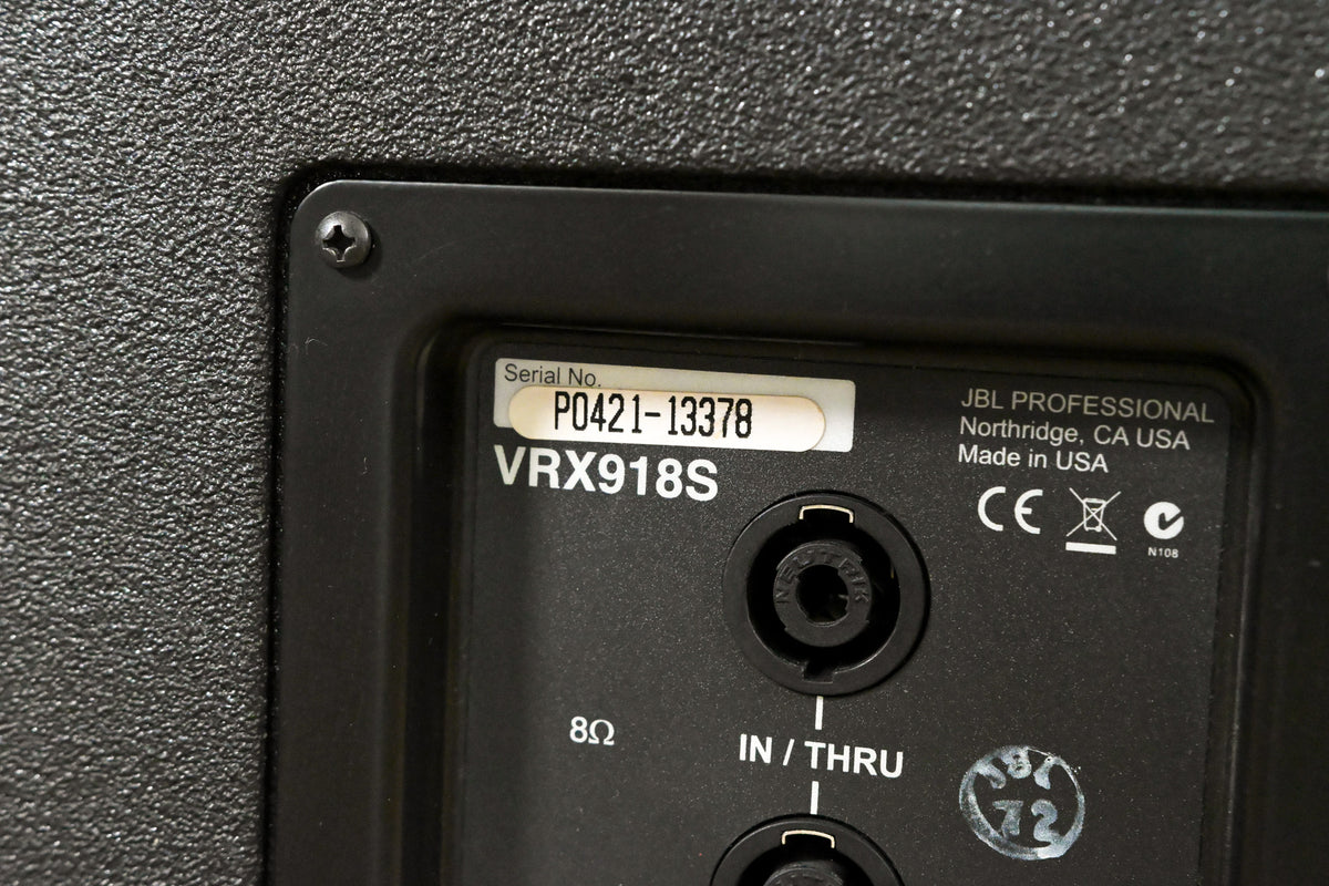 JBL VRX918S 18-inch High Power Flying Subwoofer