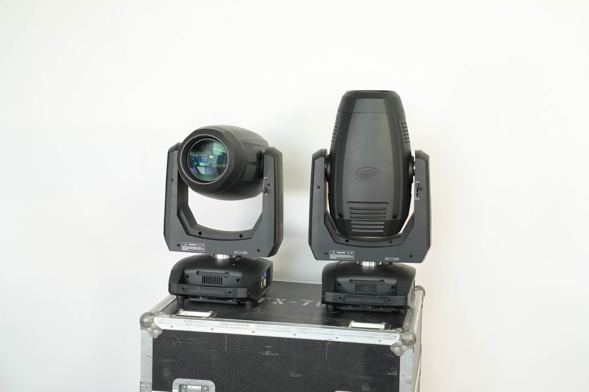 Elation Platinum HFX Hybrid 3-in-1 Moving Head Light Pair w/ Flight Case