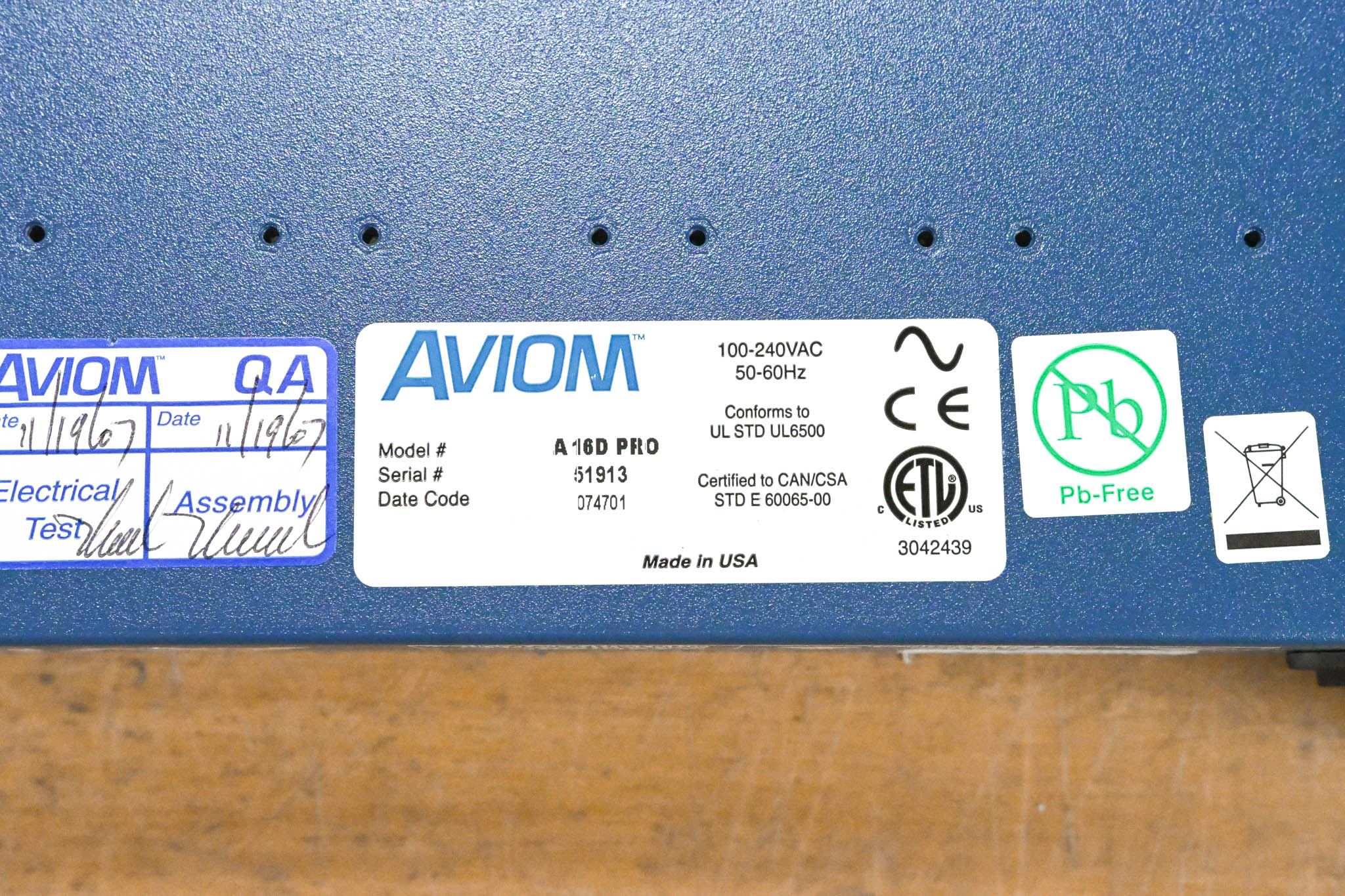 Aviom A-16D Pro A-Net Distributor