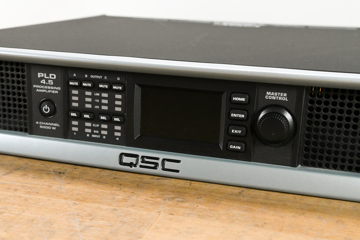 QSC PLD4.5 Four-Channel Power Amplifier with DSP
