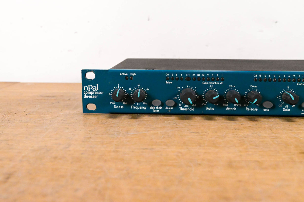BSS OPAL Series DPR-422 2-Channel Analog Audio Compressor / De-Esser