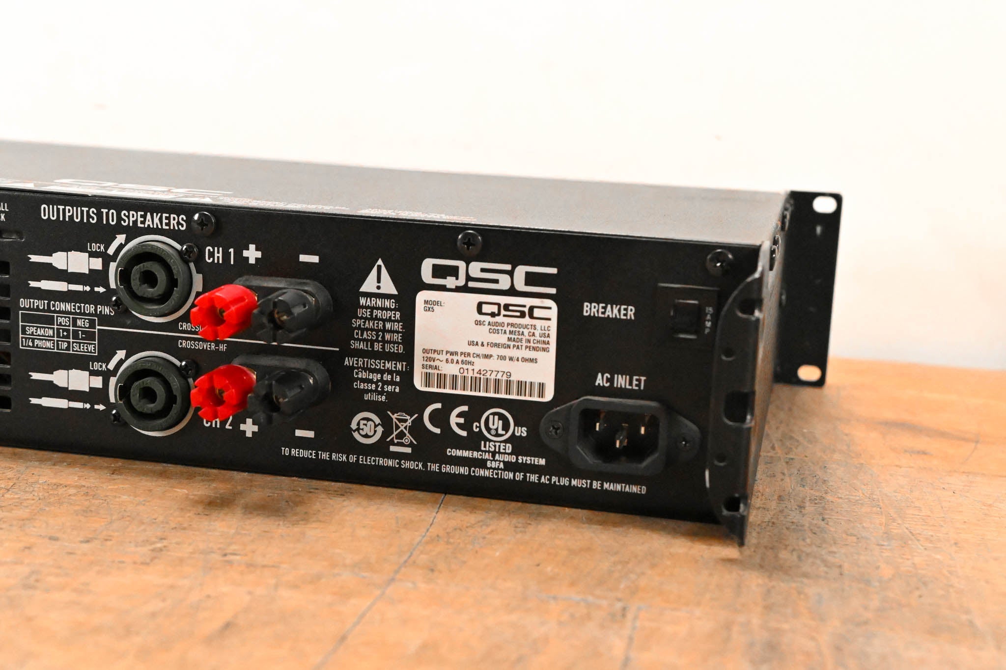 QSC GX5 2-Channel Power Amplifier