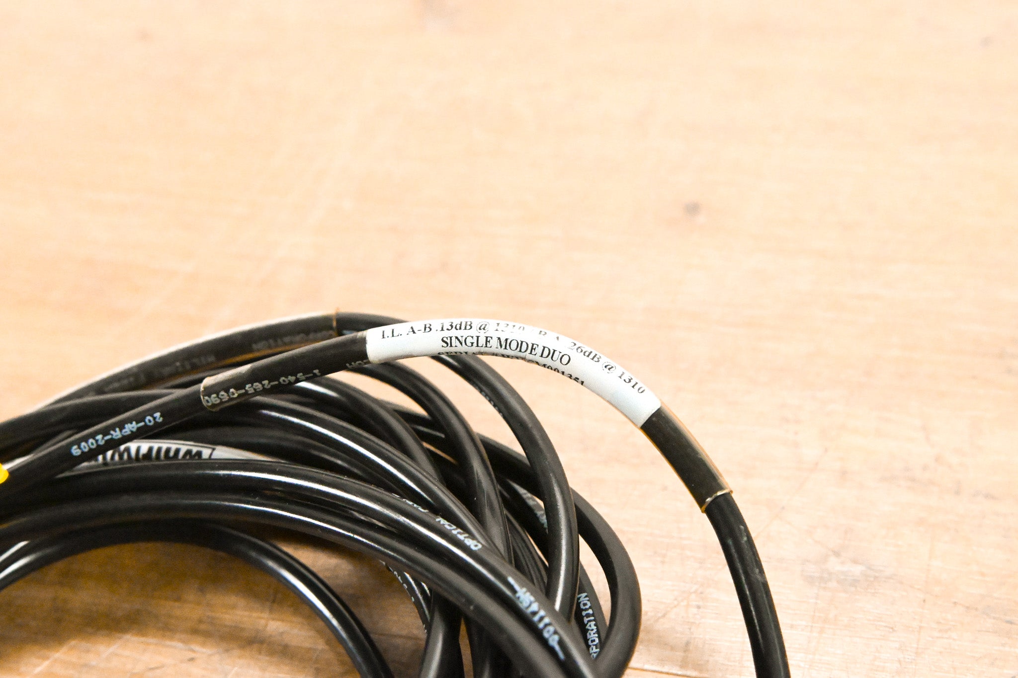 Whirlwind opticalCON DUO Single Mode Tactical Fiber Optic Cable - 25'