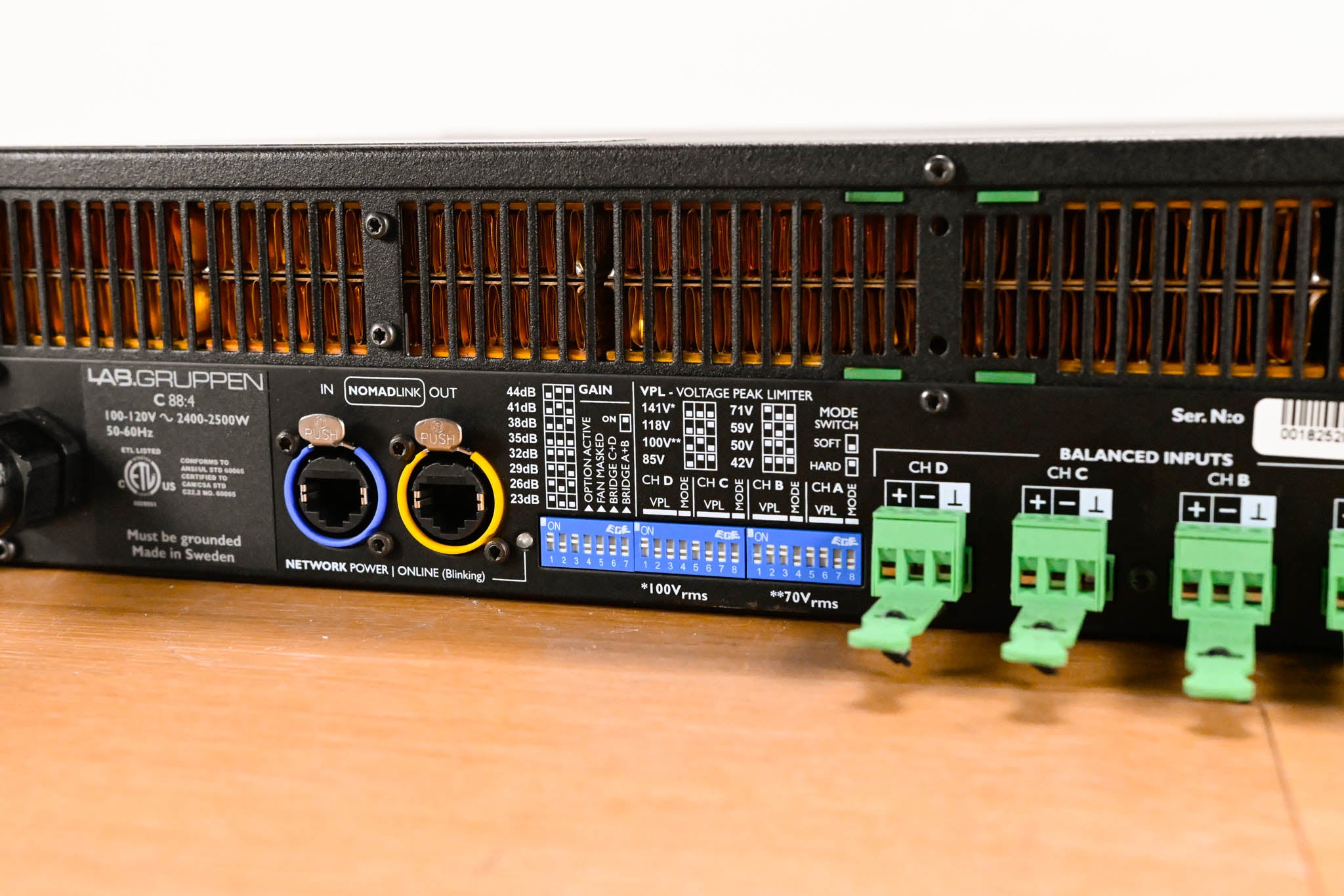 Lab Gruppen C 88:4 4-Channel Power Amplifier
