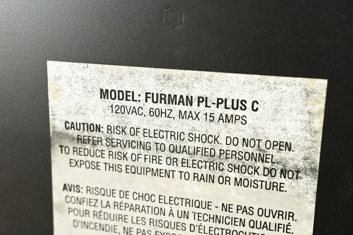 Furman PL-PLUS C 15A Power Conditioner with Voltmeter