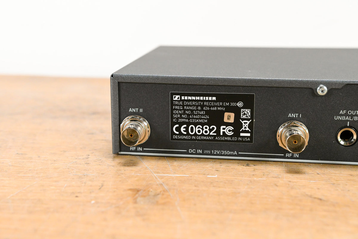 Sennheiser EM 300 G3 Wireless Receiver - 626-668 MHz (NO POWER SUPPLY)